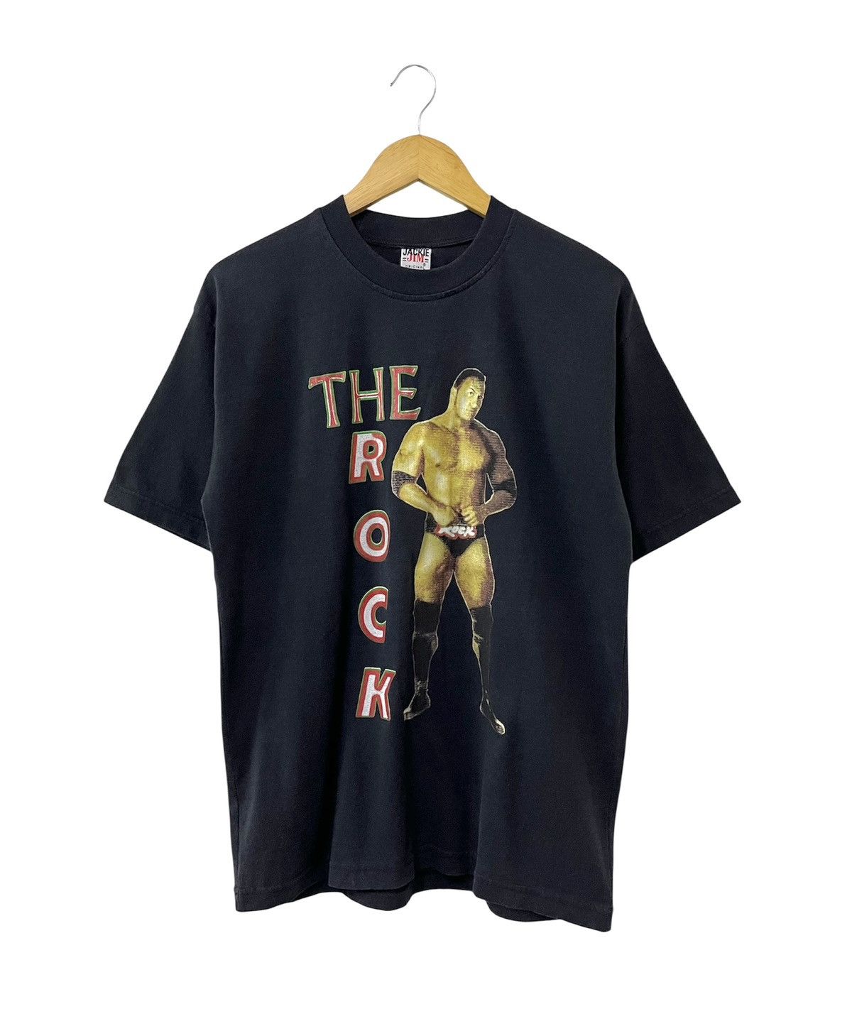 WWE VINTAGE THE ROCK DWAYNE JOHNSON PRO WRESTLER WWE WWF TSHIRT Size US L / EU 52-54 / 3 - 1 Thumbnail