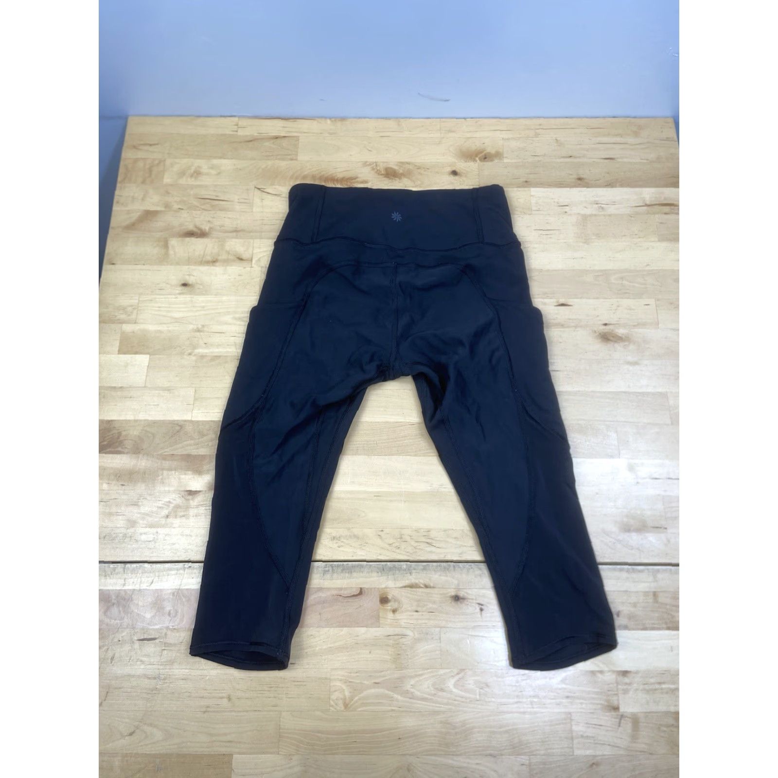 Athleta Athleta Womens Capri Leggings S Black Activewear Gym Training Running #9325 Size 28" / US 6 / IT 42 - 7 Thumbnail