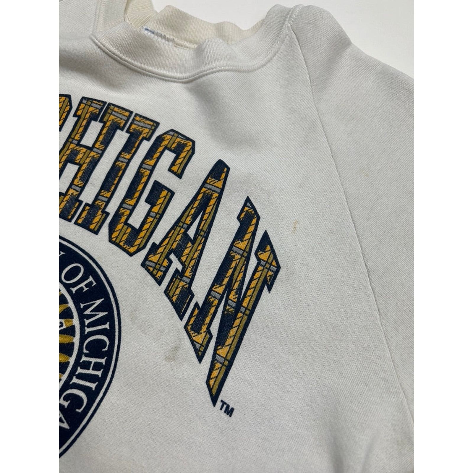 NCAA Vintage 80s/90s Michigan Wolverines Sweatshirt Size XL Size US XL / EU 56 / 4 - 5 Thumbnail