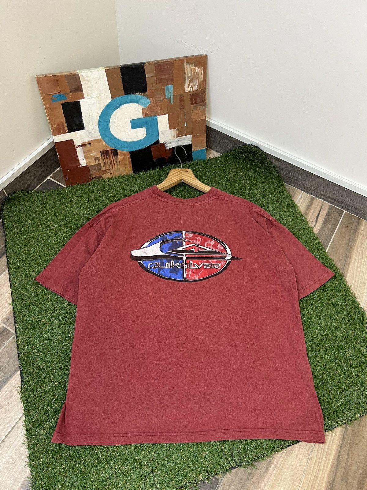 Quiksilver × Vintage VINTAGE RARE 90s‼️Quiksilver Silver Edition Surf T-Shirts Size US XL / EU 56 / 4 - 1 Thumbnail