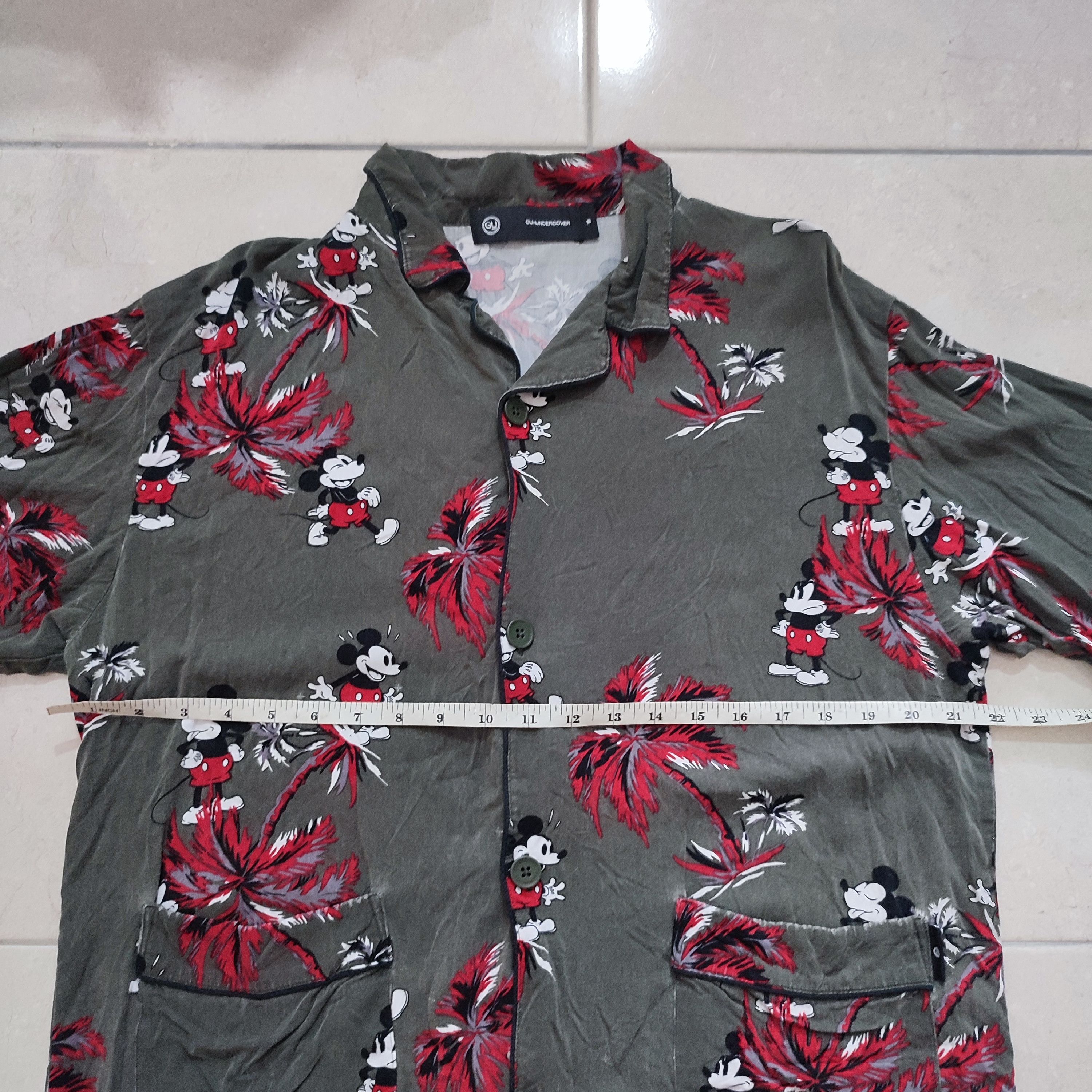 Designer × Jun Takahashi × Undercover 🔥STEALS🔥Very Rare Undercover Disney Hawaii Distress Shirt Size US S / EU 44-46 / 1 - 7 Thumbnail