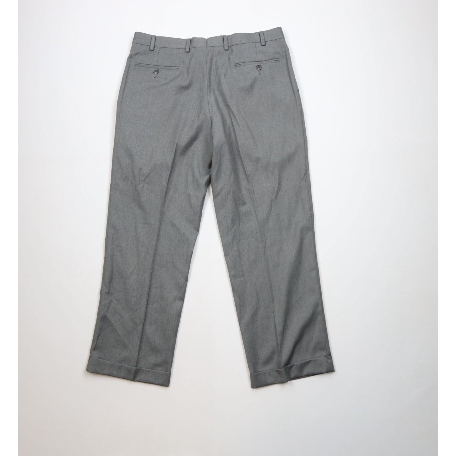 Polo Ralph Lauren Vintage 90s Ralph Lauren Herringbone Wide Leg Chino Pants Size US 36 / EU 52 - 7 Thumbnail