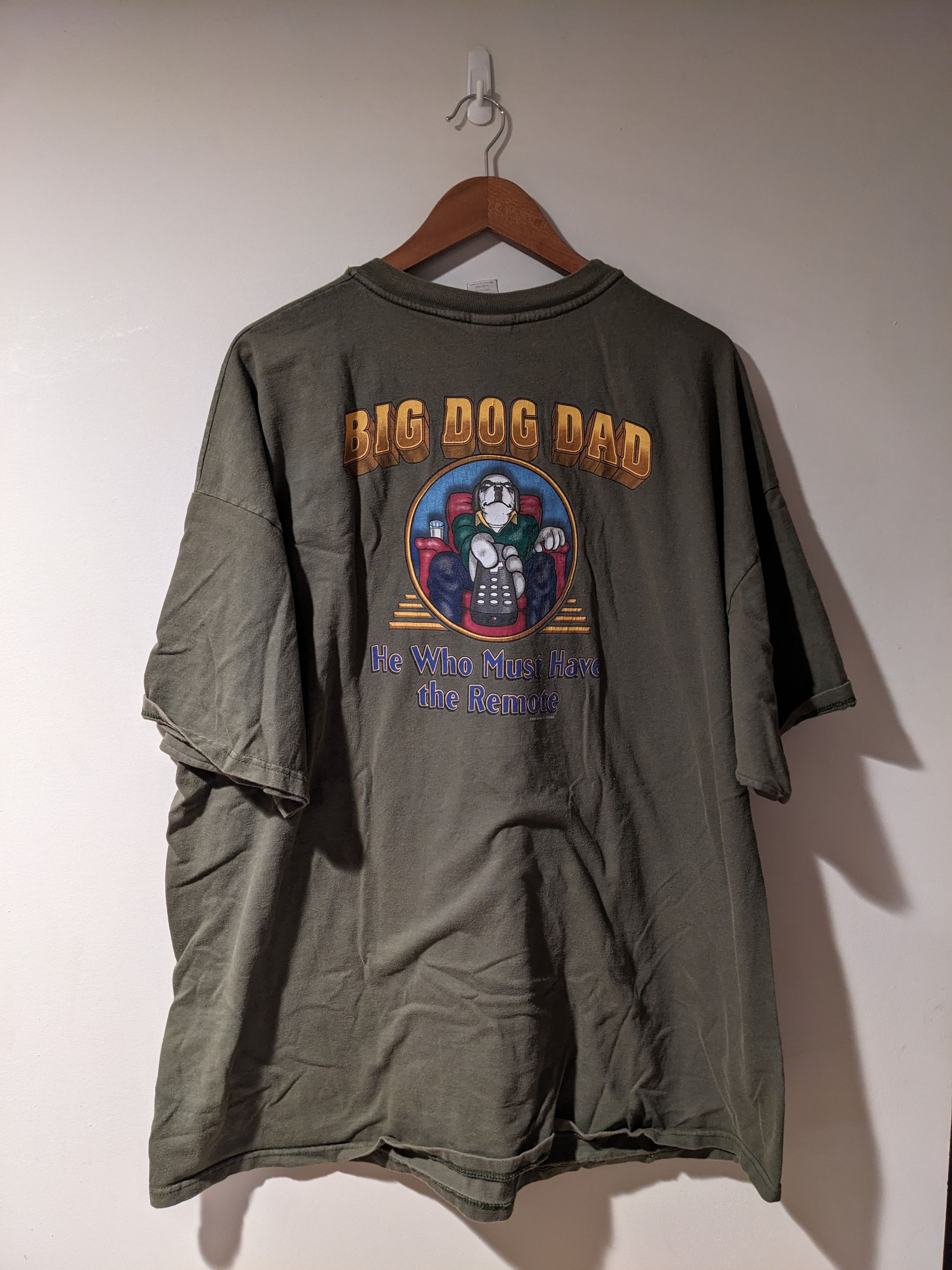 Vintage Vintage 1999 Big Dog Dad Remote Control XXX-Large T-Shirt | Grailed