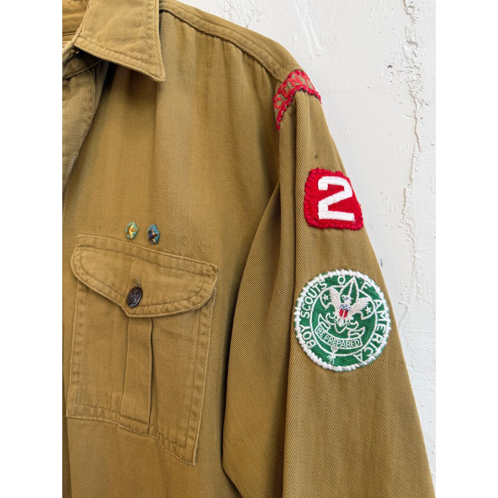 Vintage Vintage Boy Scouts of America 40's WWII War Service Jacket Size US L / EU 52-54 / 3 - 4 Thumbnail