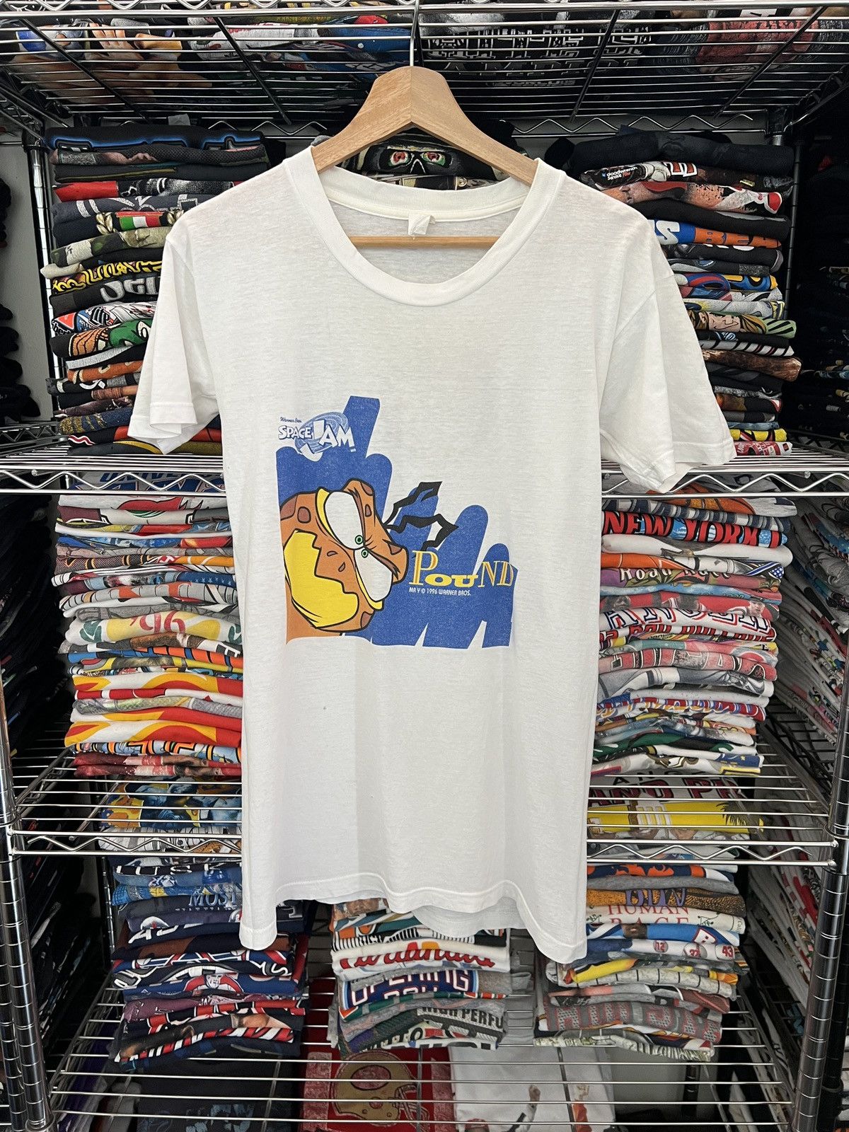 Warner Bros 1996 Space Jam Pound Promo Movie Tee Mexico Exclusive Size US S / EU 44-46 / 1 - 1 Thumbnail