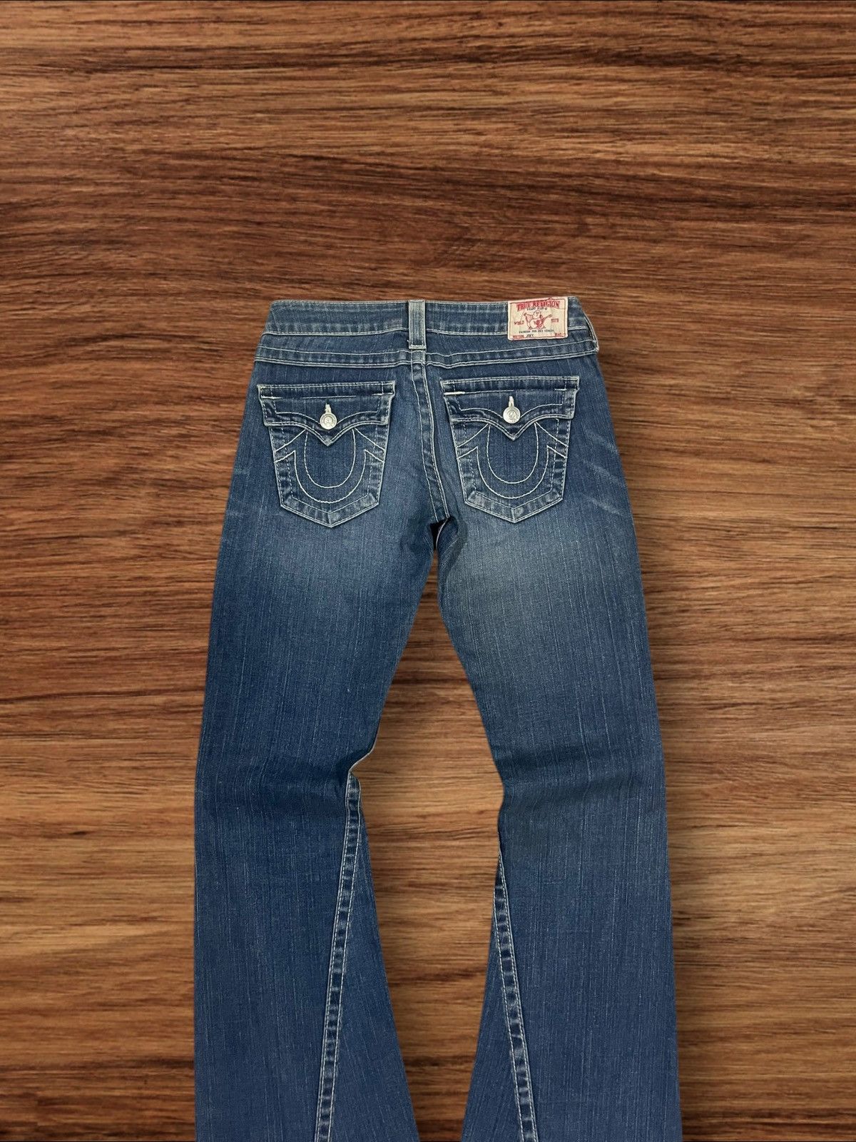 True Religion Vintage True Religion Joey Flare Style Distressed Jeans Size 27" / US 4 / IT 40 - 7 Thumbnail