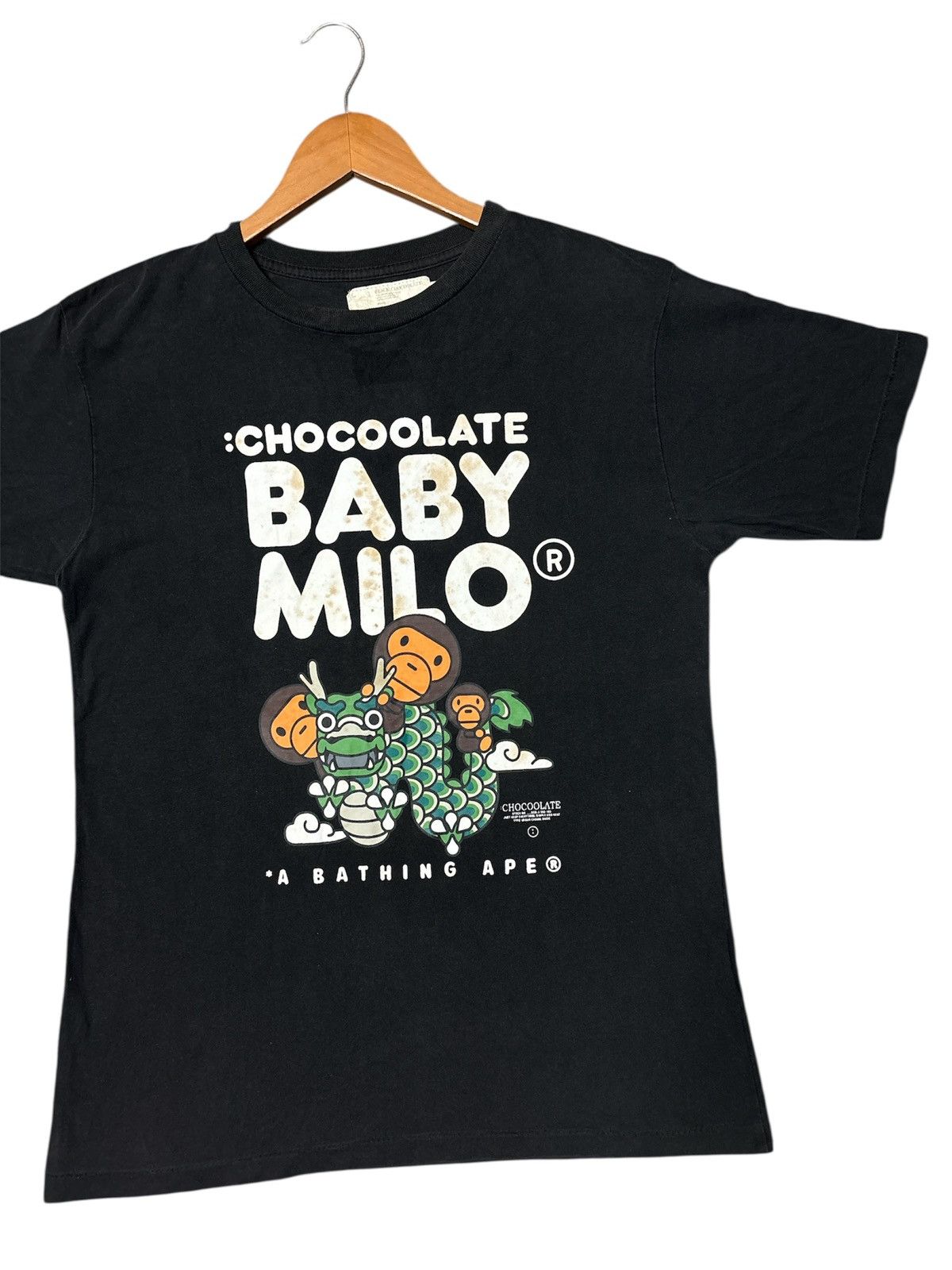 Bape 🔥RARE🔥A BATHING APE X BABY MILO CHOCOOLATE TSHIRT TEE💥 Size US L / EU 52-54 / 3 - 2 Thumbnail