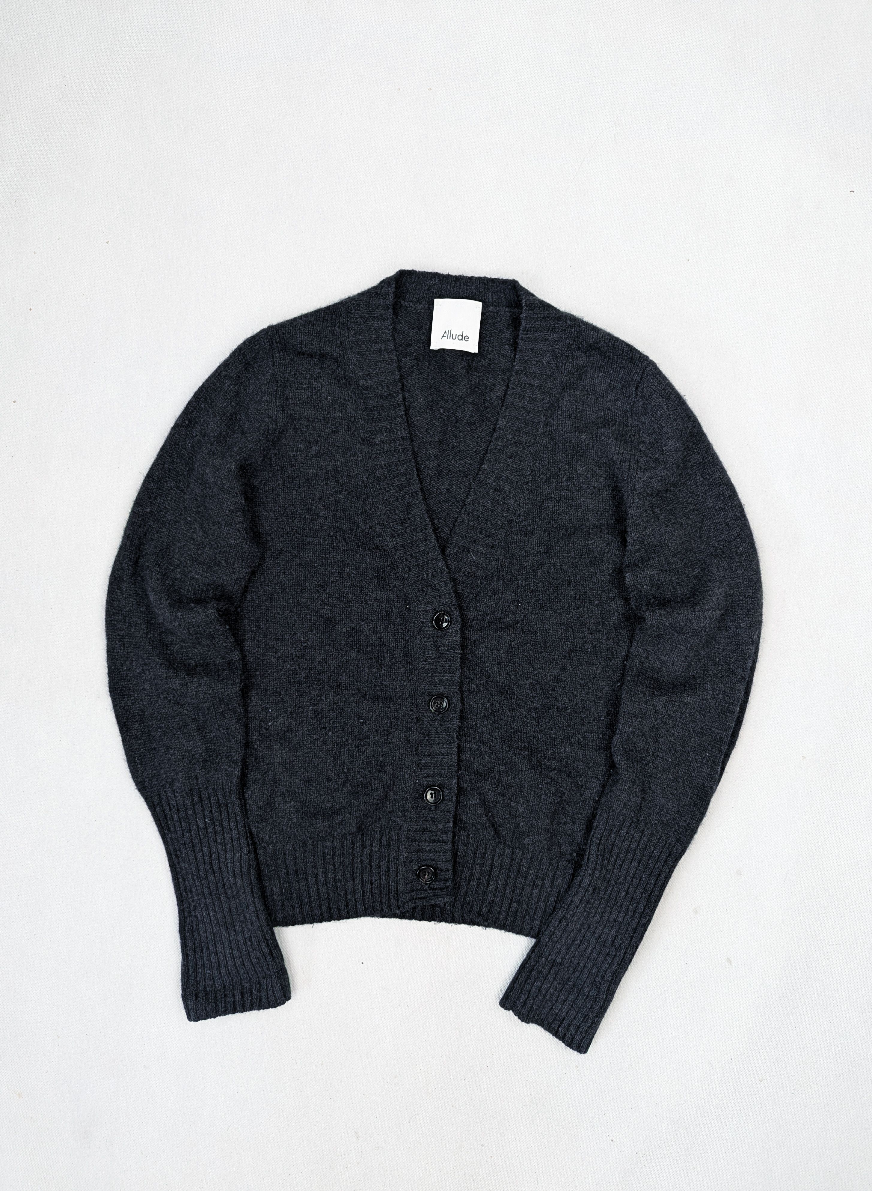 Allude Allude grey cashmere sweater cardigan XS Size XS / US 0-2 / IT 36-38 - 1 Thumbnail