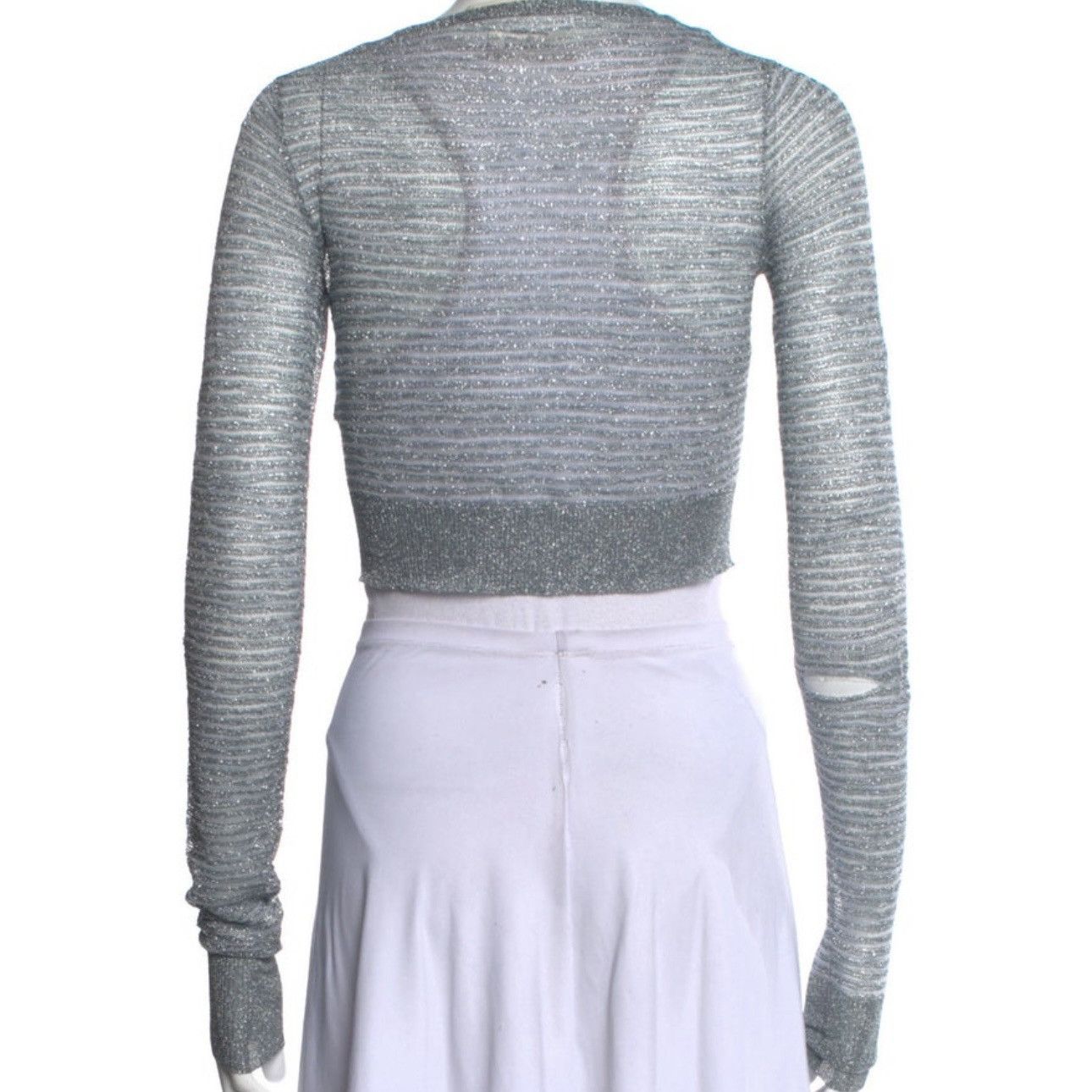 Marc Jacobs MARC JACOBS GRUNGE OOAK Sample Crop Top S Glitter Heaven Y2K Size S / US 4 / IT 40 - 6 Thumbnail