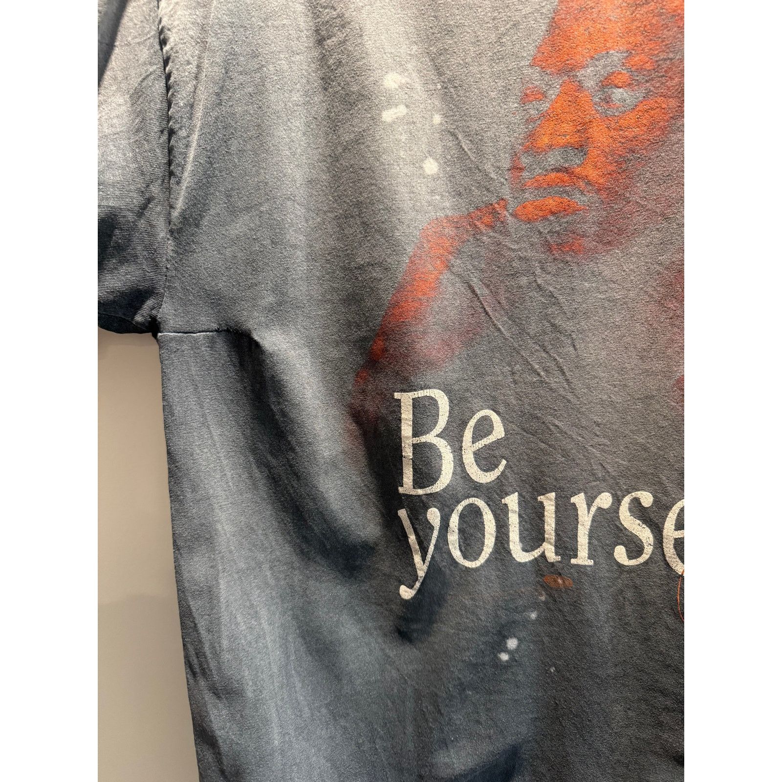 NBA Vintage 90s Dennis Rodman "Be Yourself" T-Shirt Size US L / EU 52-54 / 3 - 5 Thumbnail
