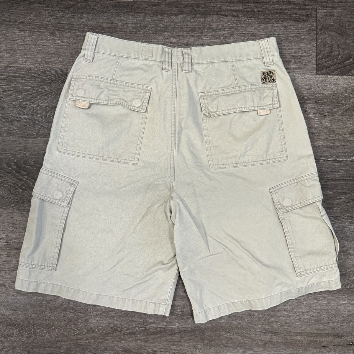 JNCO × Quiksilver × Vintage Vintage Y2K Quicksilver surfwear wide leg cargo shorts Size US 33 - 2 Thumbnail