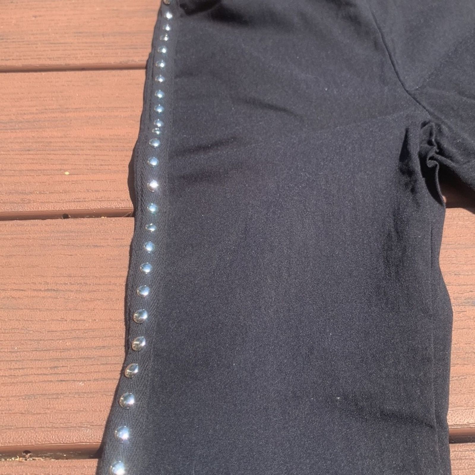 Vintage BNWT Inc studded leggings Size 25" / US 0 / IT 36 - 2 Thumbnail