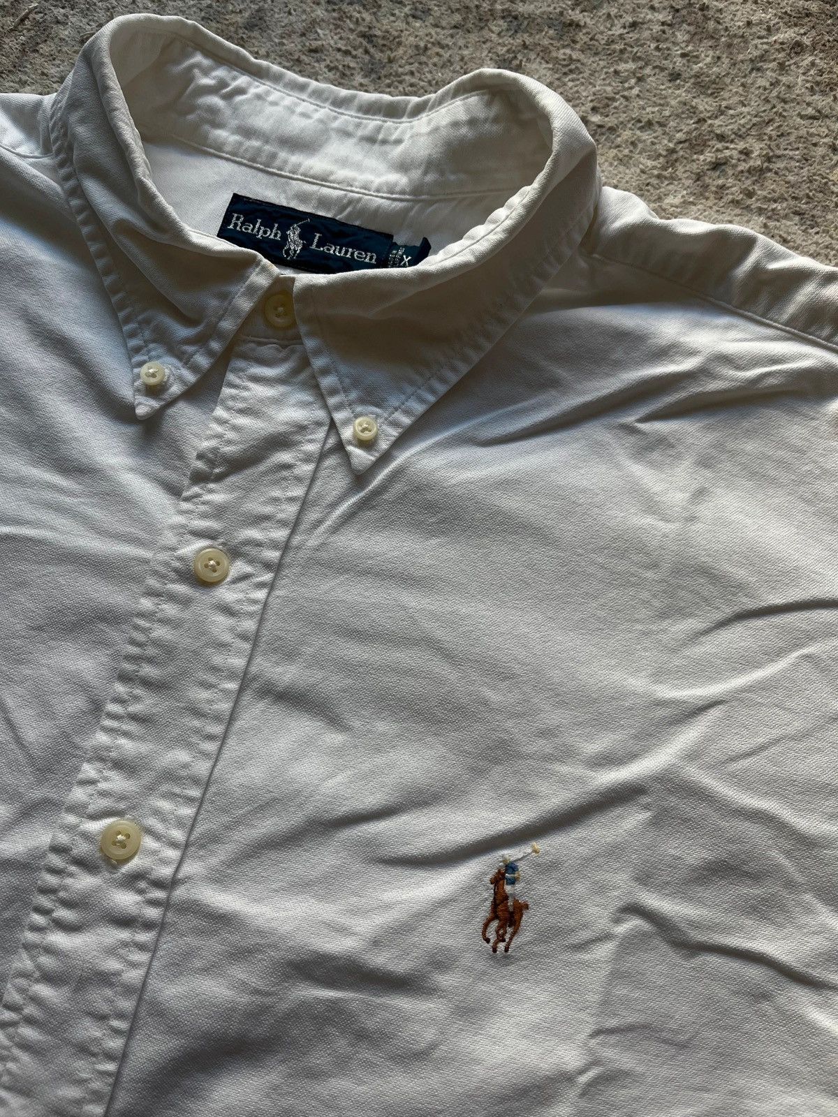 Ralph Lauren Polo Ralph Lauren Sz XXL White Small Pony Shirt Size US XXL / EU 58 / 5 - 14 Thumbnail