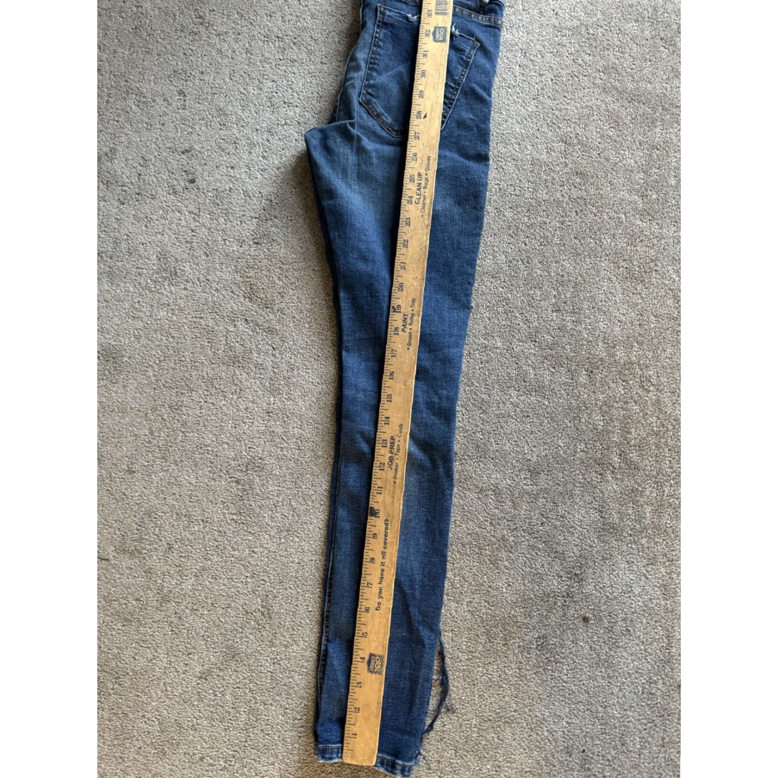 Zara Zara Trafaluc Jeans Women Size 4 Blue Slim Distressed 30x30 Womens Size 27" / US 4 / IT 40 - 6 Thumbnail