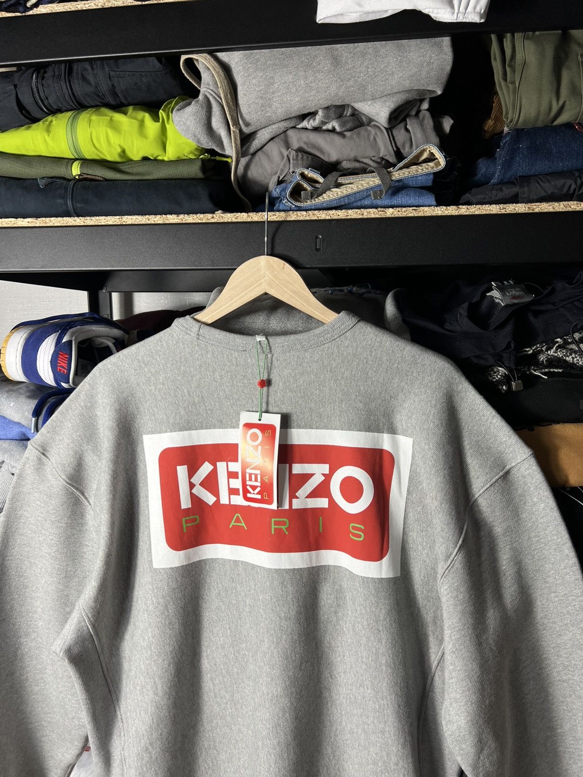 Kenzo 🔥 Kenzo Paris Oversized Sweatshirt — Grey Size S Size US S / EU 44-46 / 1 - 5 Thumbnail