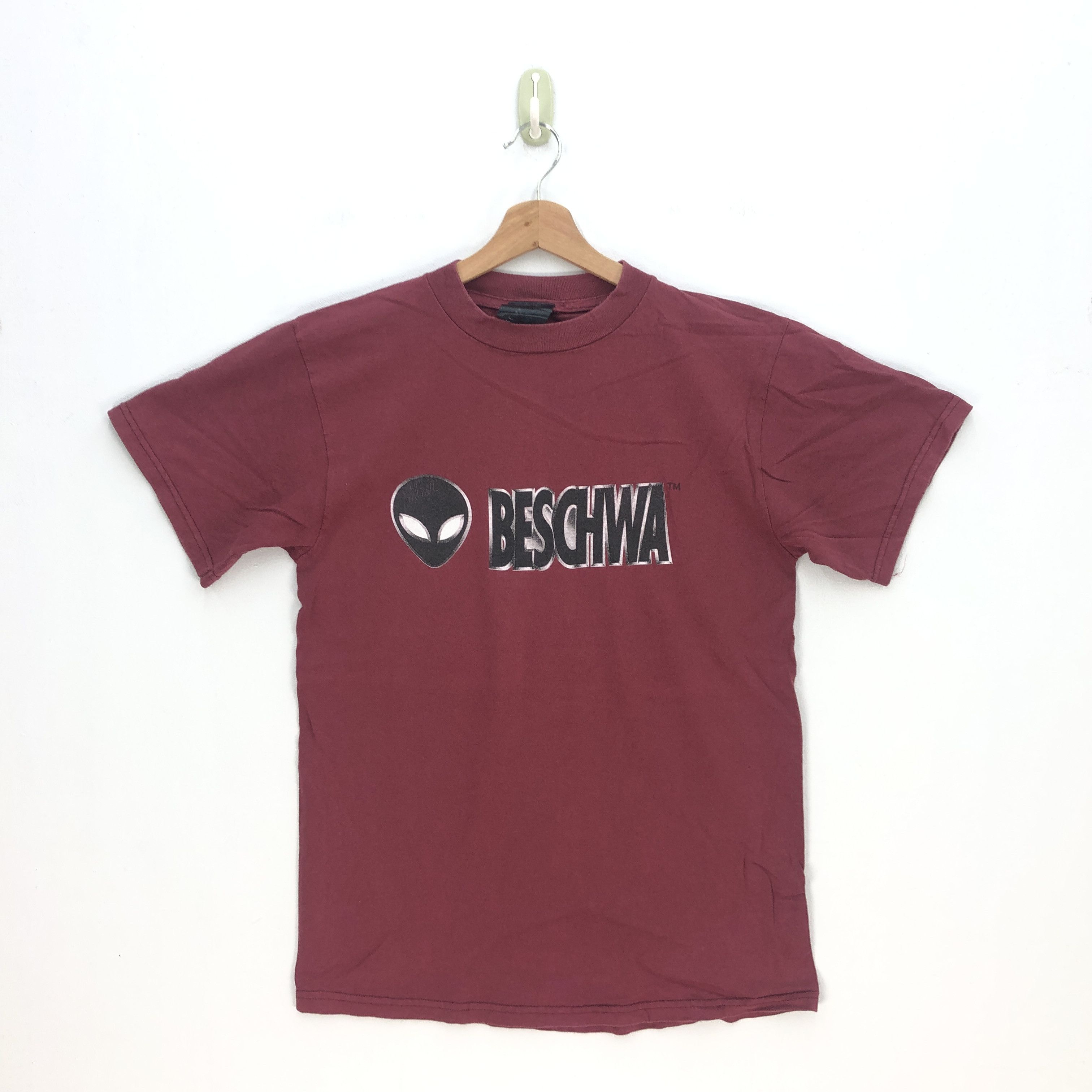Japanese Brand × Vintage Vintage Beschwa T Shirt Japanese Alien Skulls Tees Size US M / EU 48-50 / 2 - 1 Thumbnail
