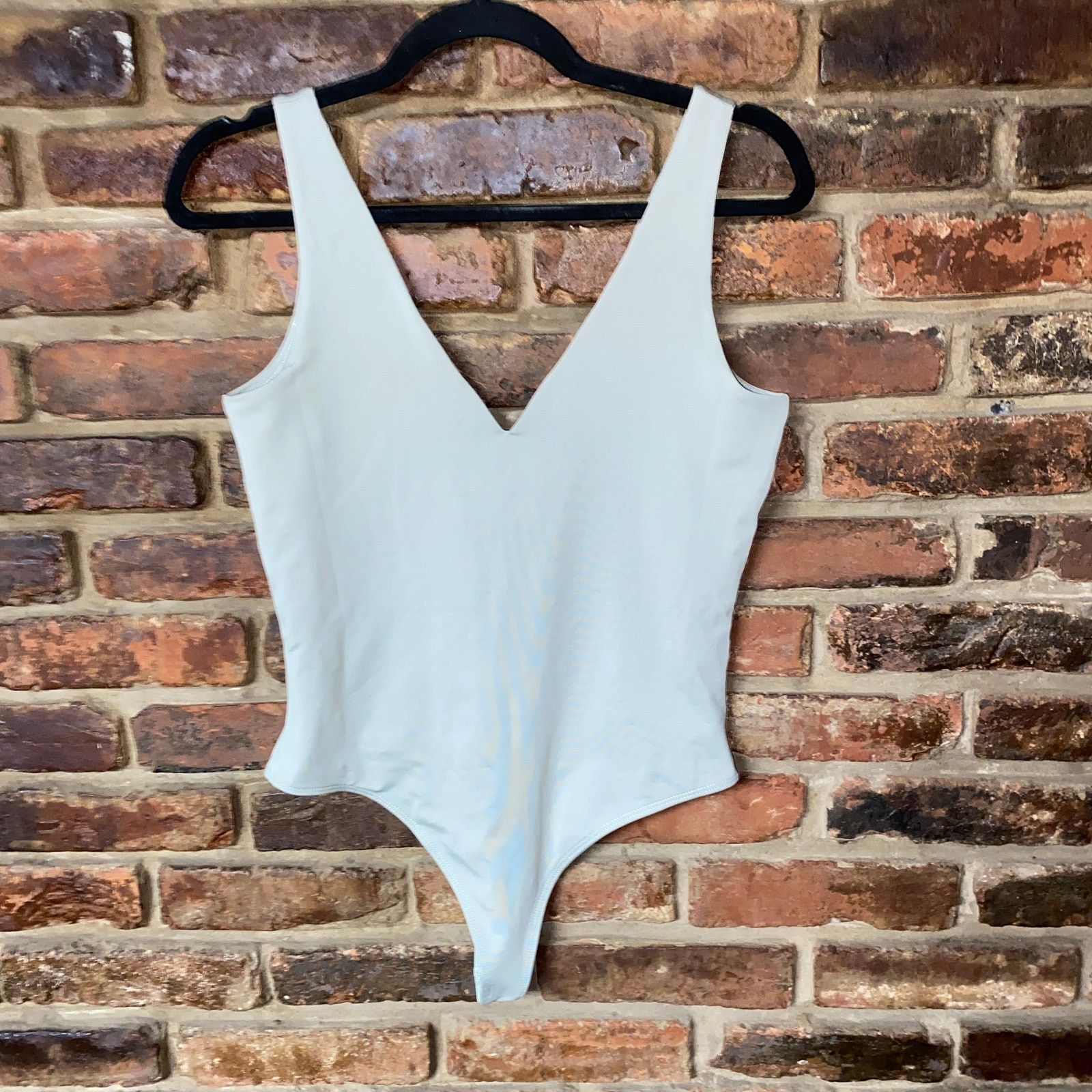 Other Dress Forum Everyday Sage Green Plunging Bodysuit Large Size L / US 10 / IT 46 - 2 Thumbnail