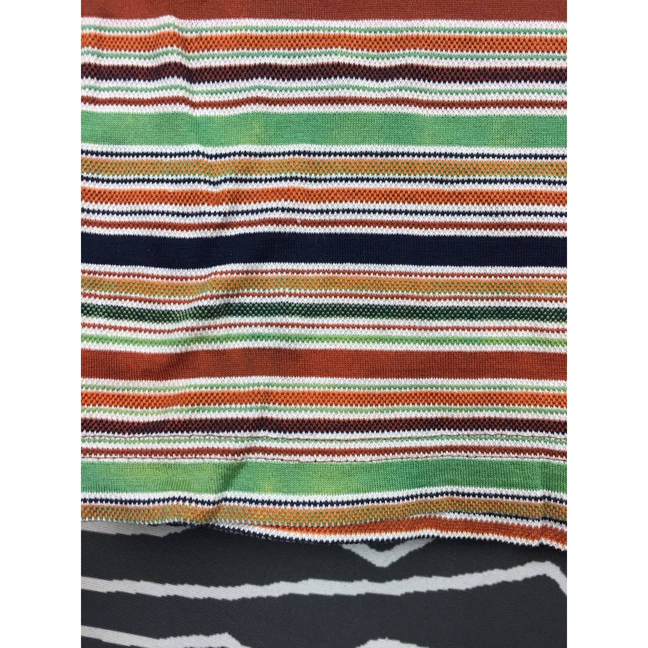 Missoni Vtg Missoni Sport Made In Italy Multicolor Stripe Polo Tee Size US S / EU 44-46 / 1 - 8 Thumbnail