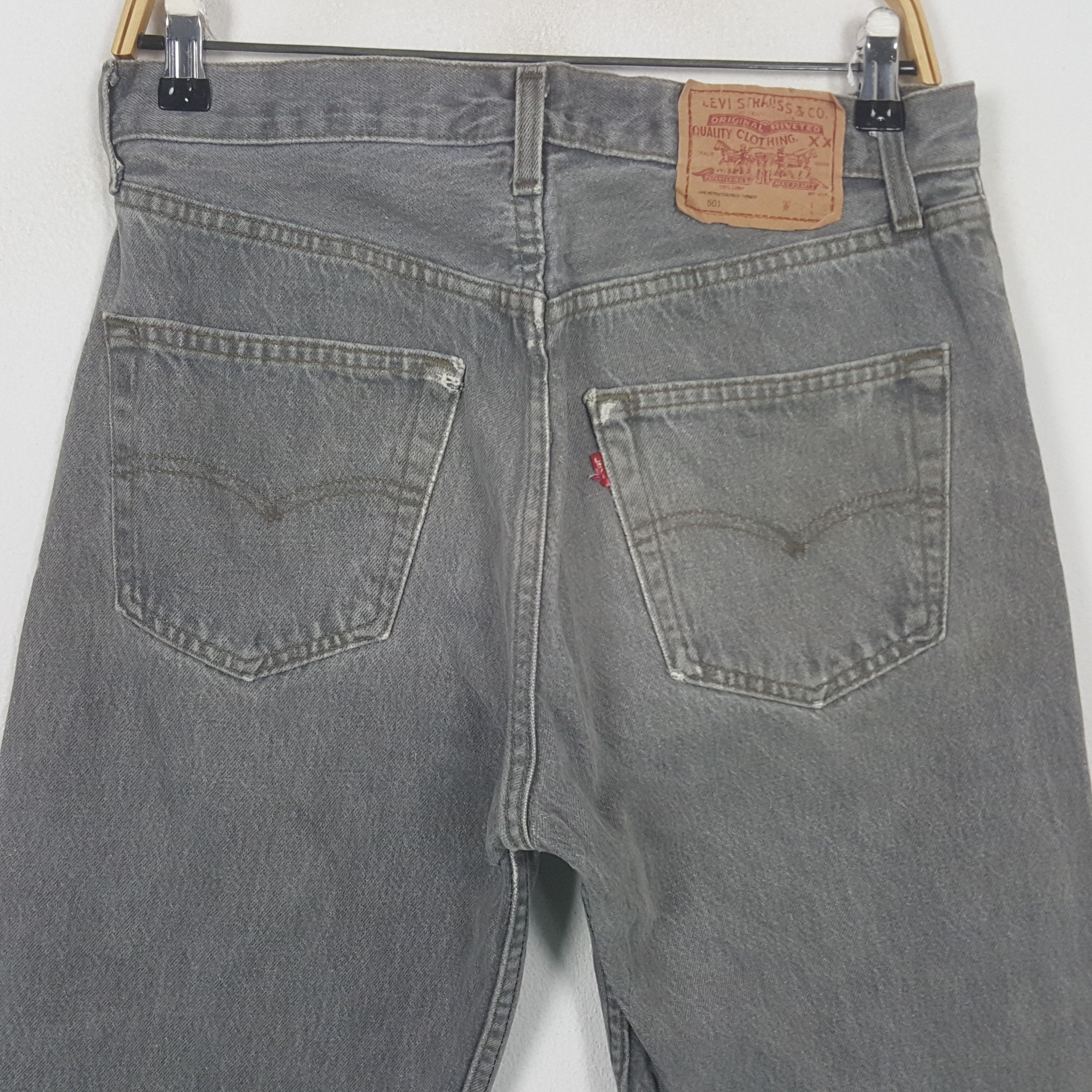 Levi's Vintage Levis 501 Grey Jeans Size US 30 / EU 46 - 5 Thumbnail