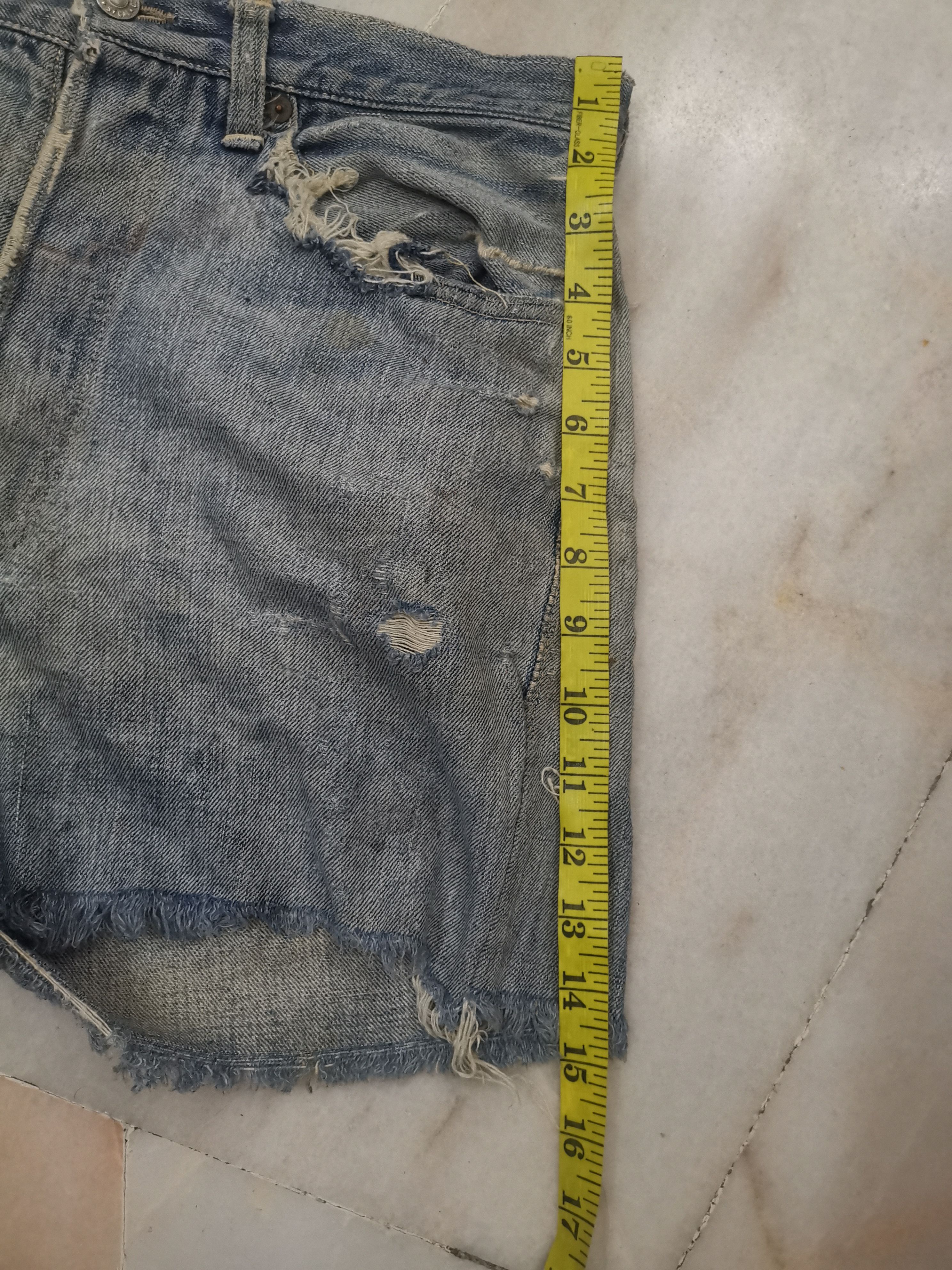 Levi's 50s Vtg Levis 501XX Stamped '... ' Button Hidden Rivets Size US 33 - 17 Thumbnail