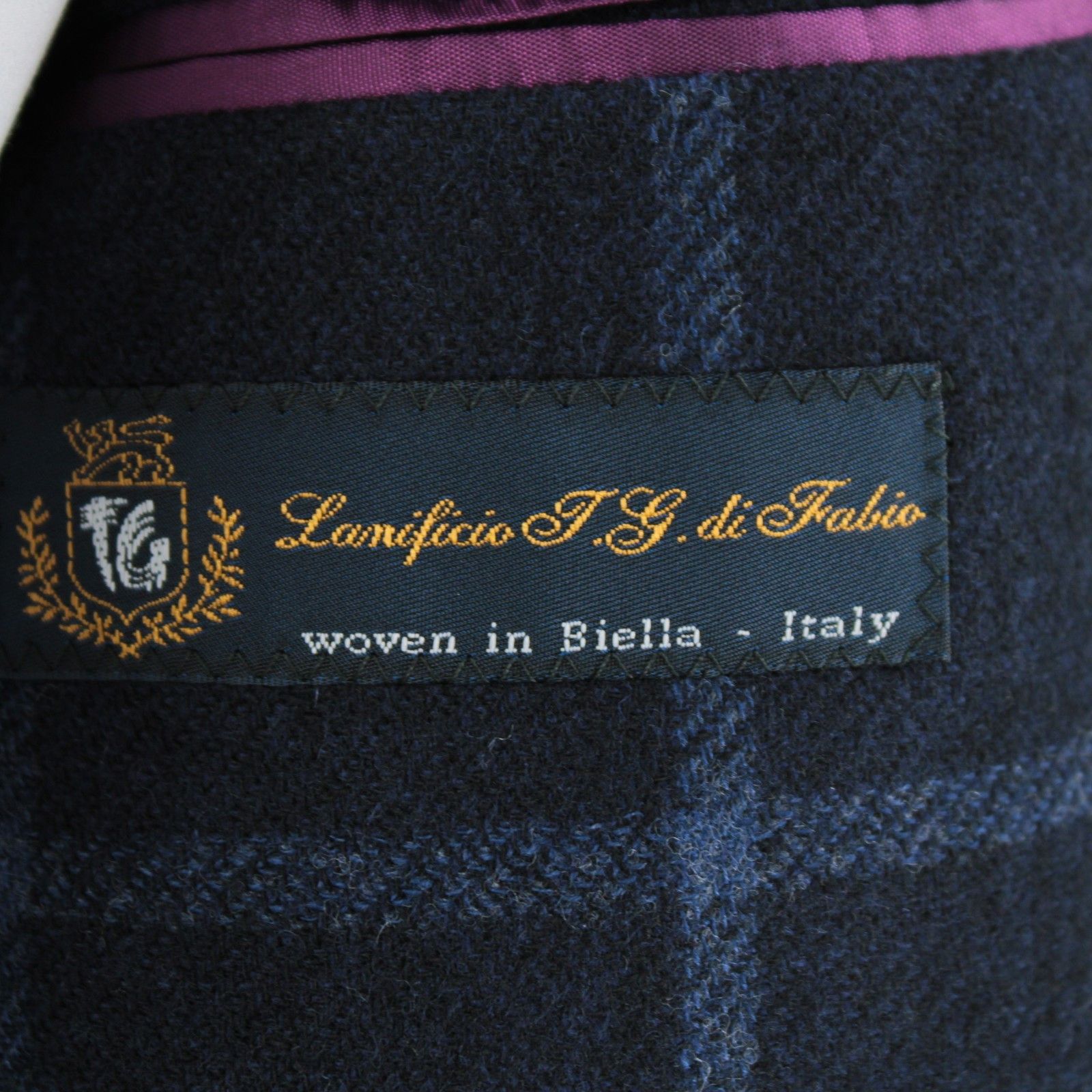 Sartoria Partenopea Sartoria Partenopea Sport Coat Size 40 Regular US in Blue Size 40R - 9 Thumbnail