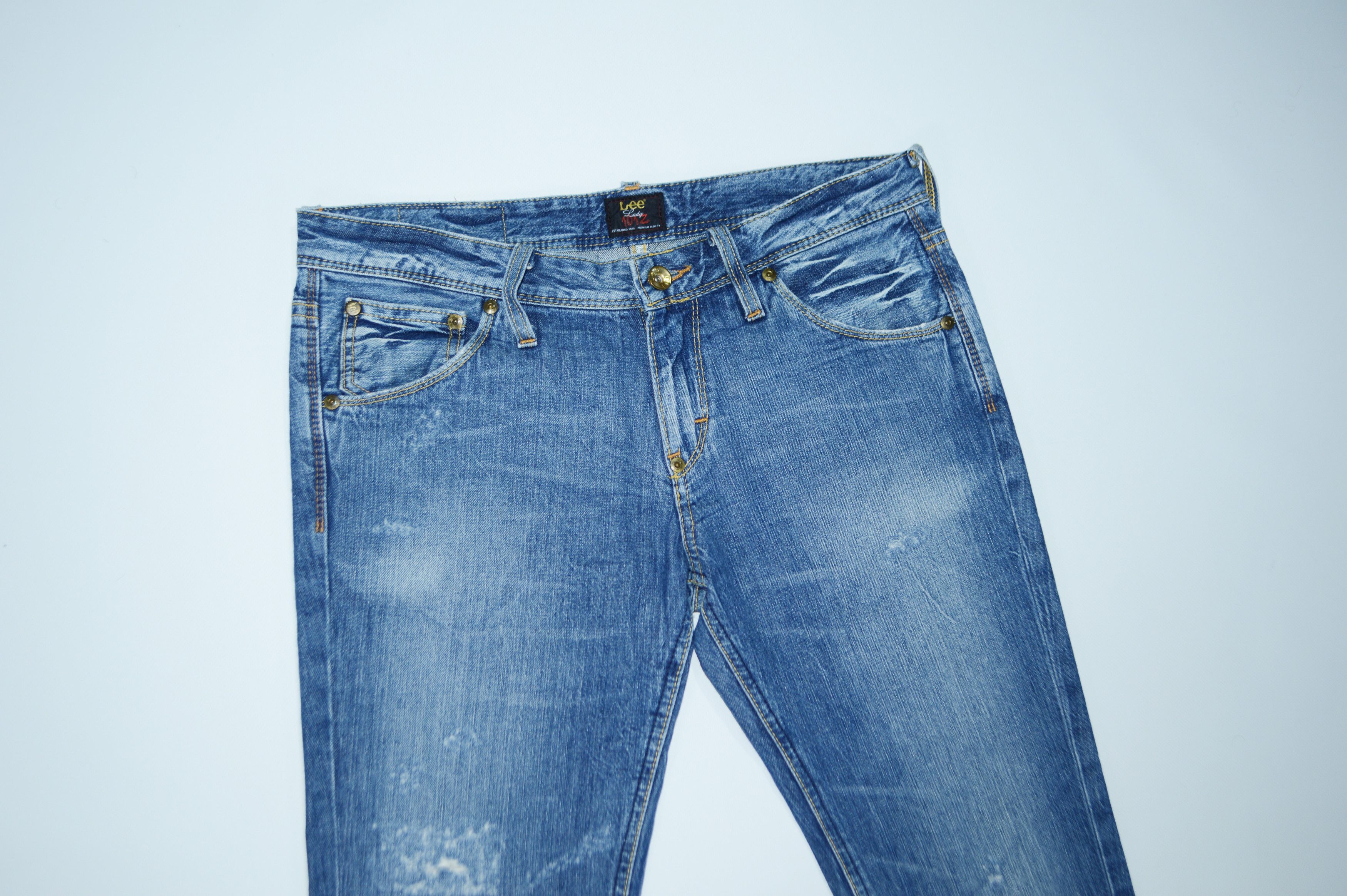 Lee Vintage Lee 101Z Regular Fit Blue Denim Jeans Size W32 L31 Size 32" / US 10 / IT 46 - 2 Thumbnail