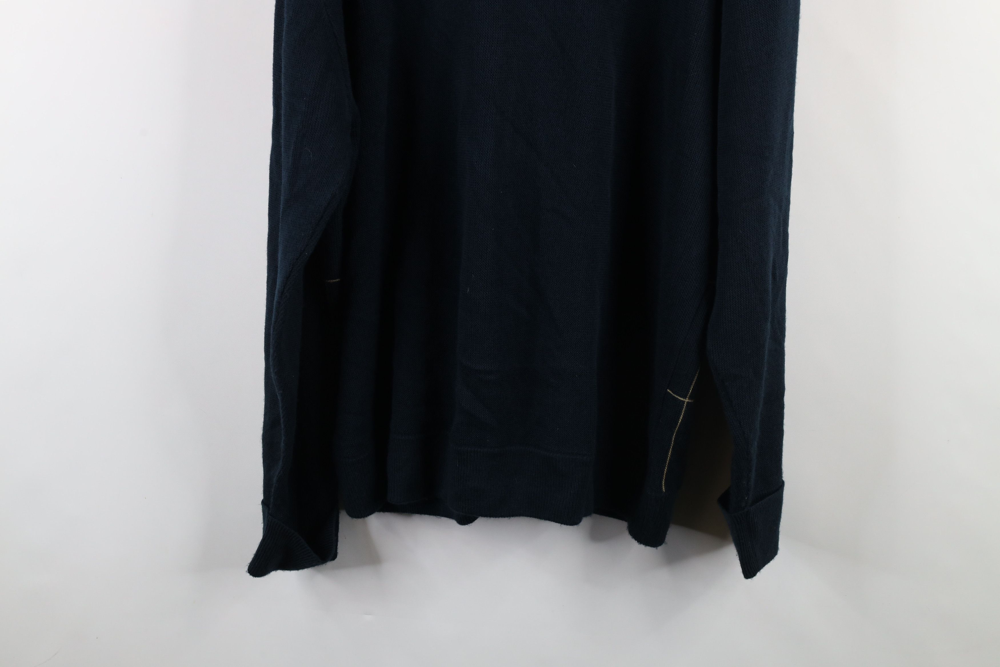 Vintage Vintage 90s Streetwear Button Cardigan Sweater Navy Blue Size US XL / EU 56 / 4 - 10 Thumbnail