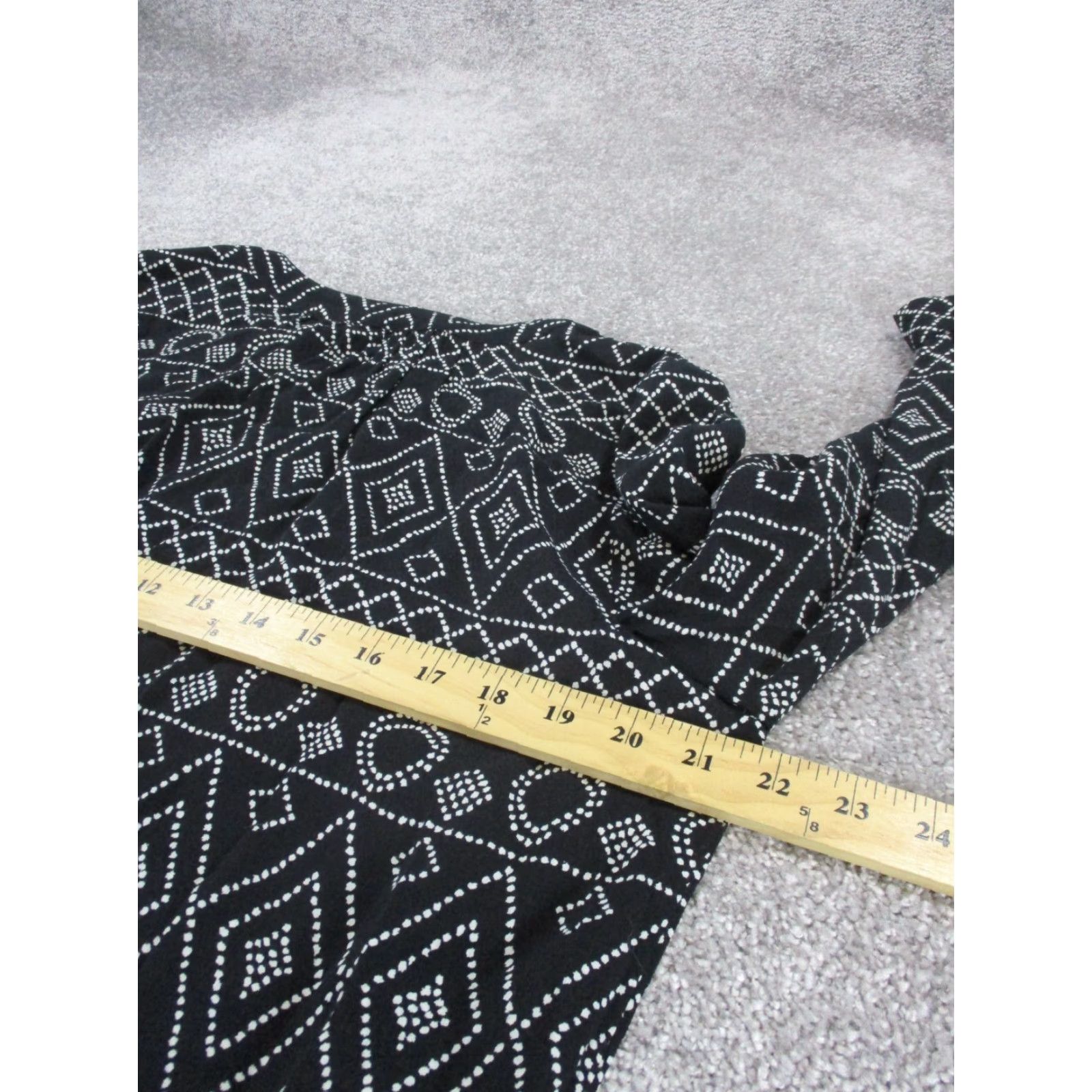 Madewell VINTAGE Madewell Shirt Womens XS Lace Up Black Long Sleeve Tee Size XS / US 0-2 / IT 36-38 - 5 Thumbnail