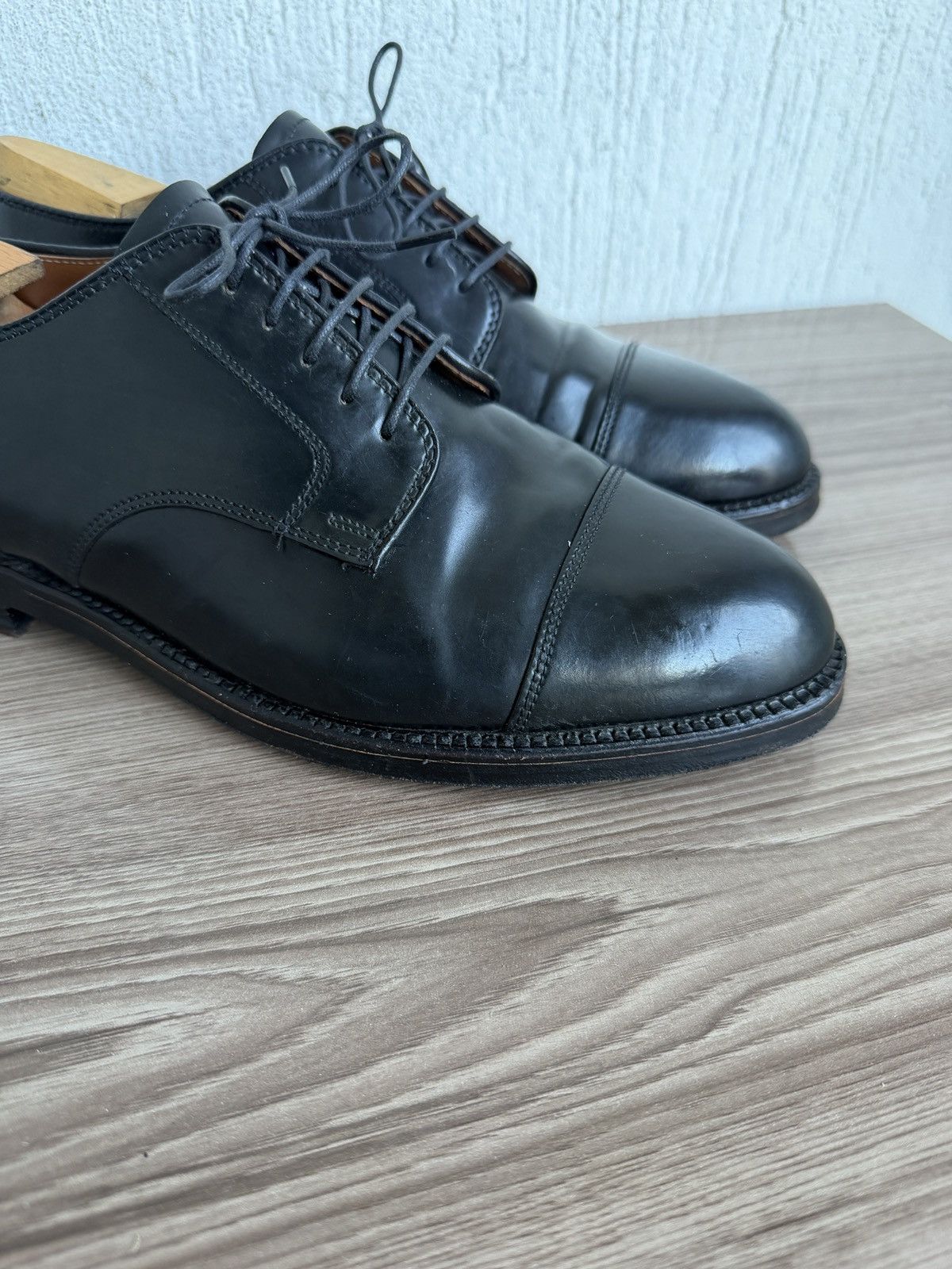 Alden 2161 shell cordovan cap toe derby Size US 8.5 / EU 41-42 - 4 Thumbnail