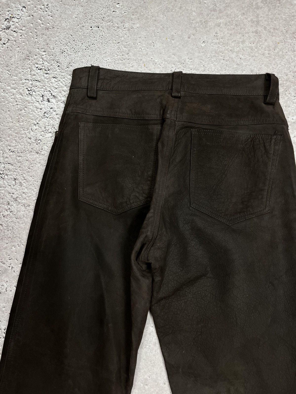 Other Stockerpoint Distressed Leather Pants Brown Size 31 Size US 31 - 12 Thumbnail