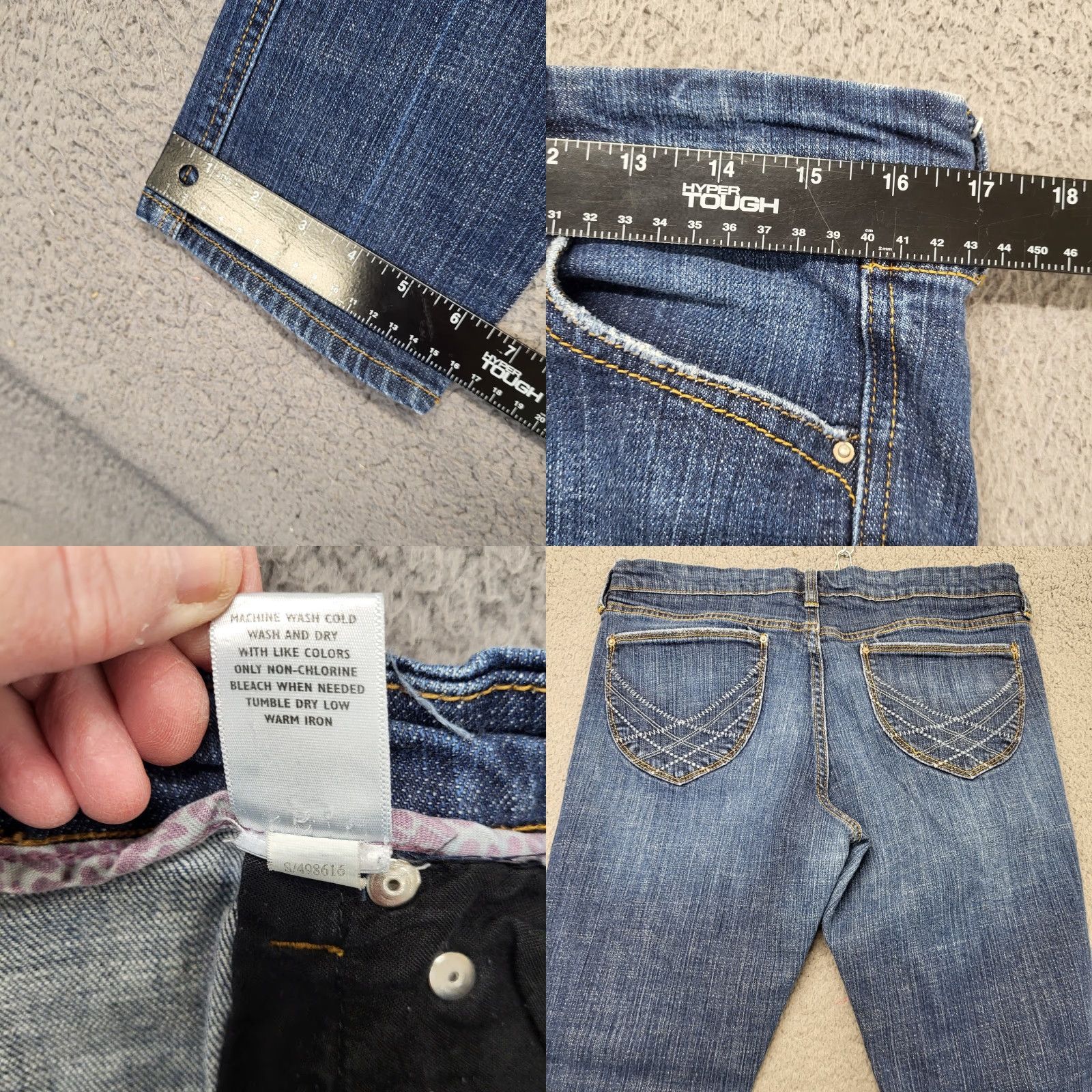 Old Navy Old Navy The Sweetheart Skinny Jeans Women Size 12 Dark Wash Blue Denim Size 34" / US 12 / IT 48 - 8 Thumbnail