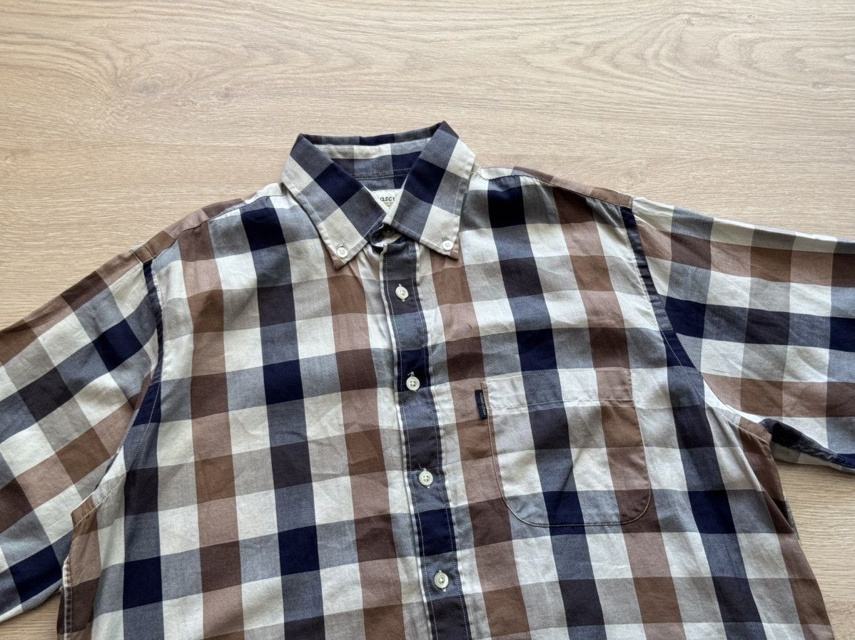 Aquascutum Vintage Aquascutum London Short Sleeve Shirt Size US M / EU 48-50 / 2 - 2 Thumbnail