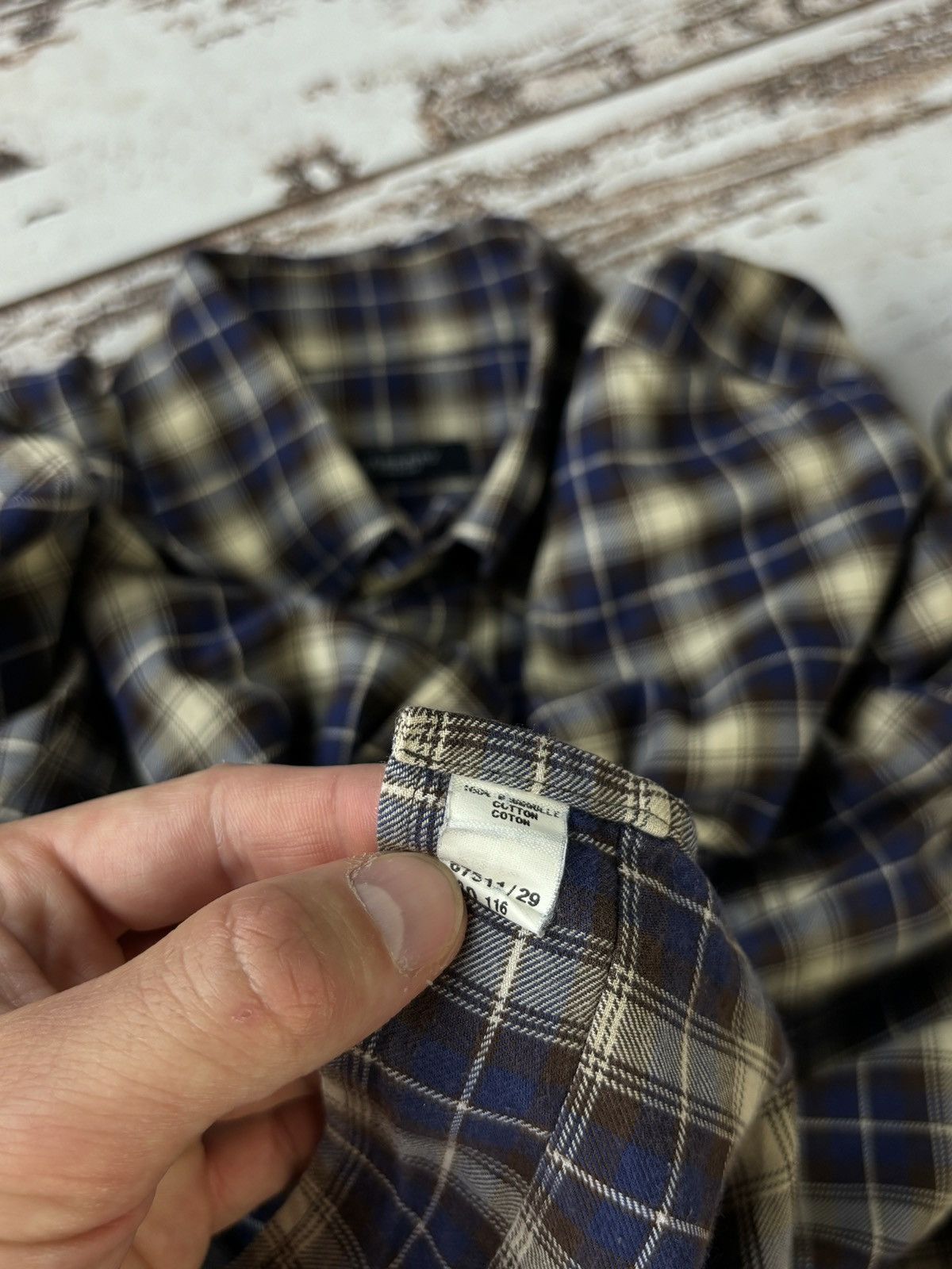 Burberry Burberry London Vintage Checkered Button Up Shirt Size US M / EU 48-50 / 2 - 10 Thumbnail