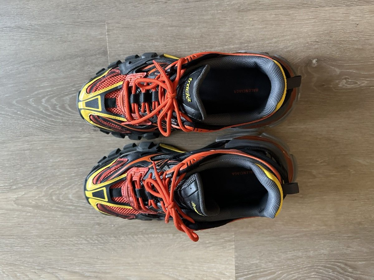 Balenciaga Balenciaga track v2 black/orange | Grailed