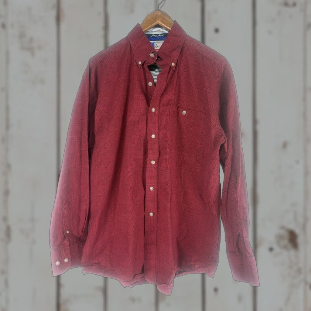 Wrangler VINTAGE Wrangler George Strait Shirt Cowboy Western Button-Up Red Black Check Adult M Size Red/Black (Cowboy, Western) Mens Size US M / EU 48-50 / 2 - 1 Thumbnail
