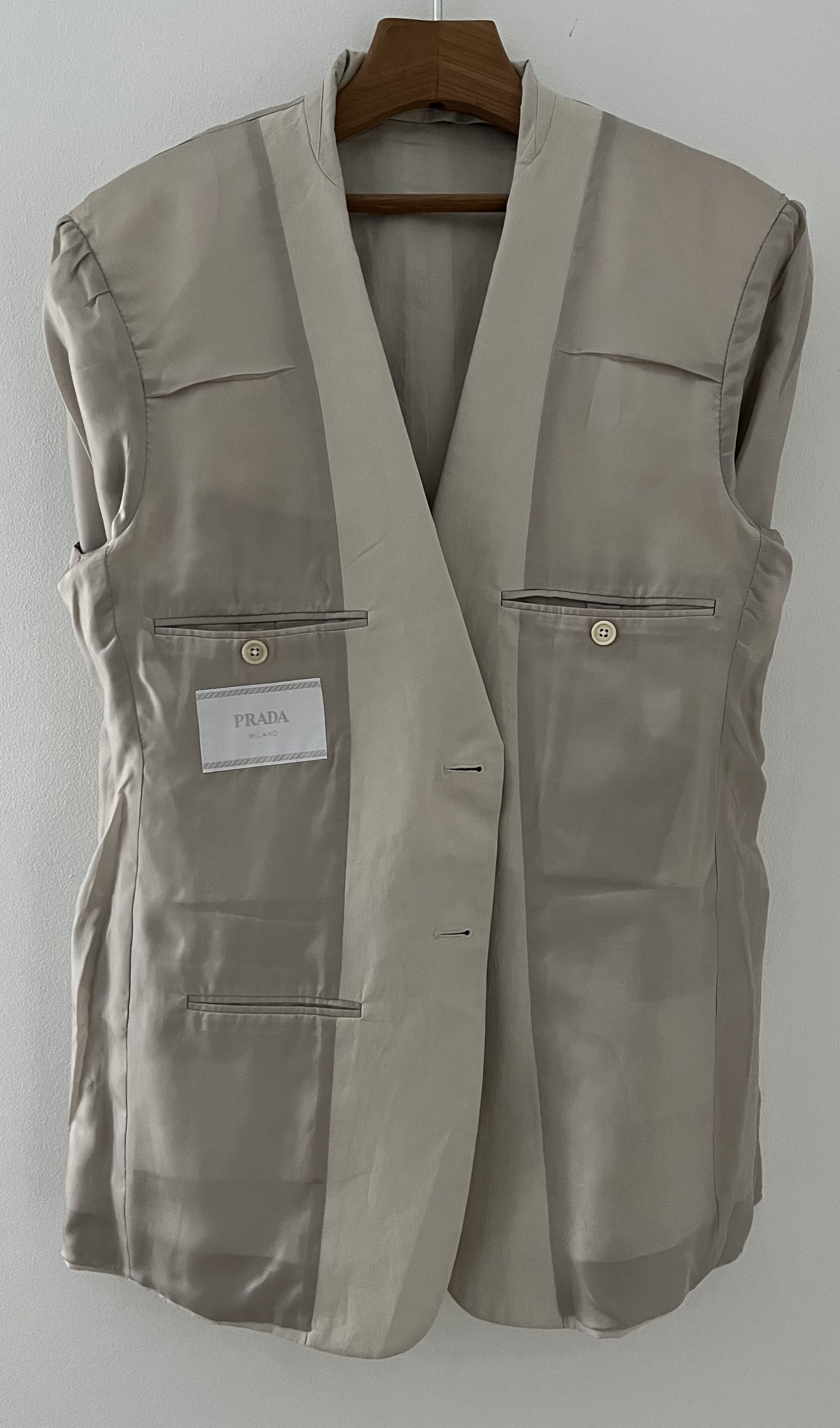Prada Prada jacket, new with tag, ivory, IT 52 Size 52R - 13 Thumbnail