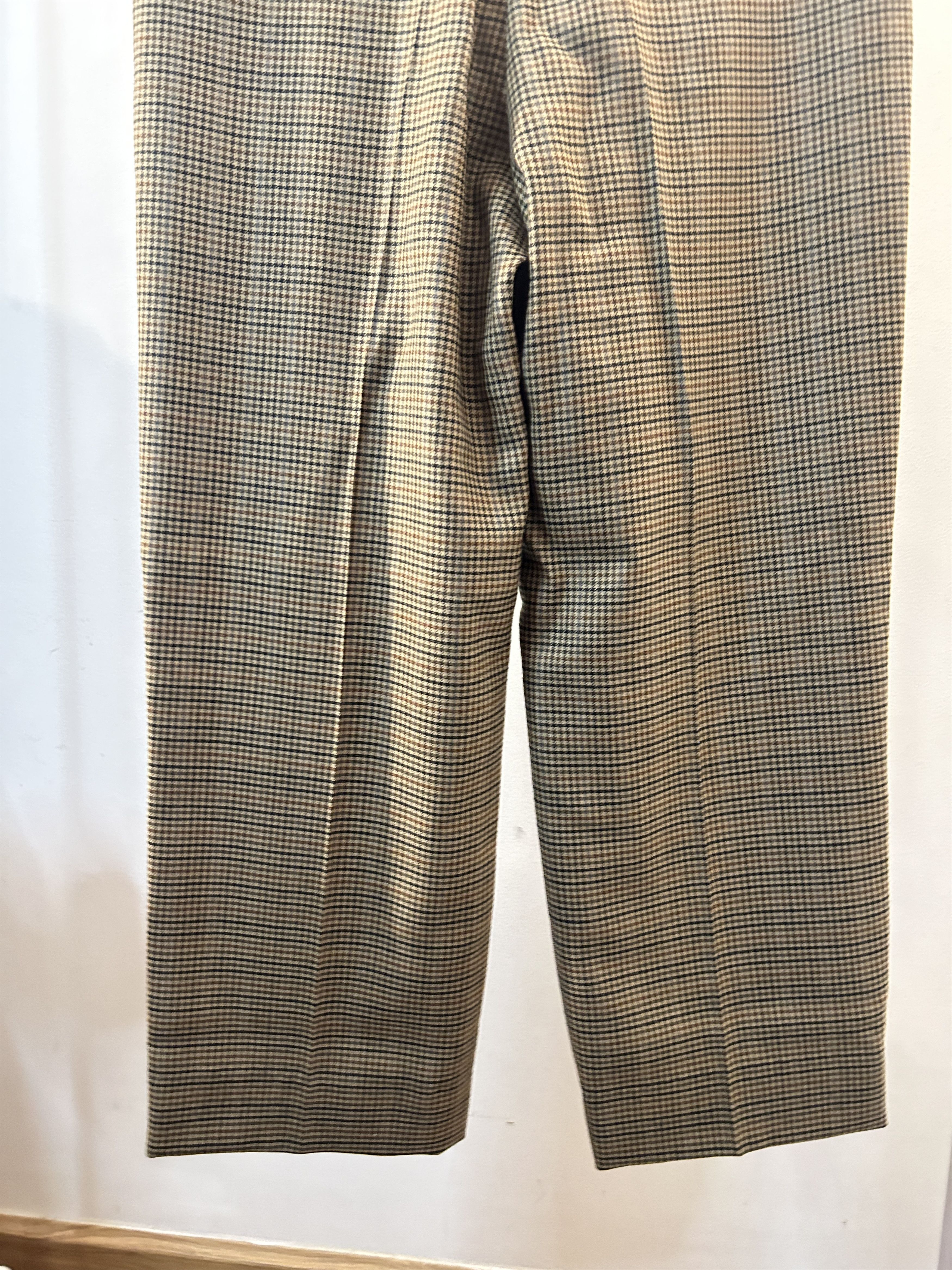 Celine CELINE HOMME Slim-Fit FlaredPrinceofWalesCheckedTrousers Size US 30 / EU 46 - 6 Thumbnail