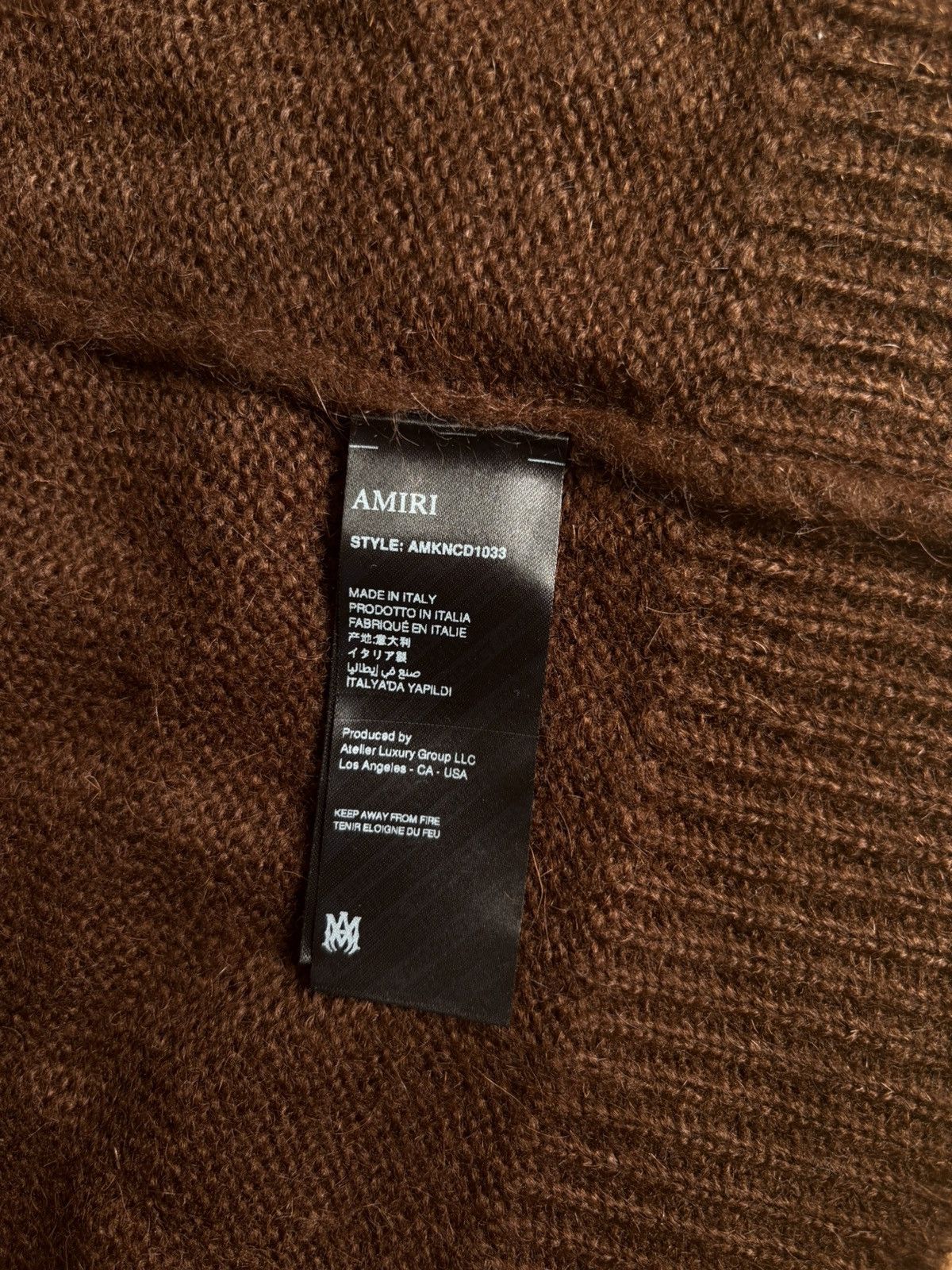 Amiri Amiri Cardigan Worn one time Size US L / EU 52-54 / 3 - 4 Thumbnail