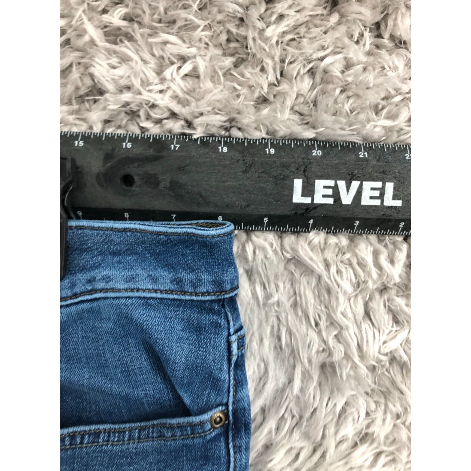 Lee Lee Premium Classic Jeans Womens Short 16 Blue Medium Wash Straight Size 38" / US 16 / IT 52 - 2 Thumbnail