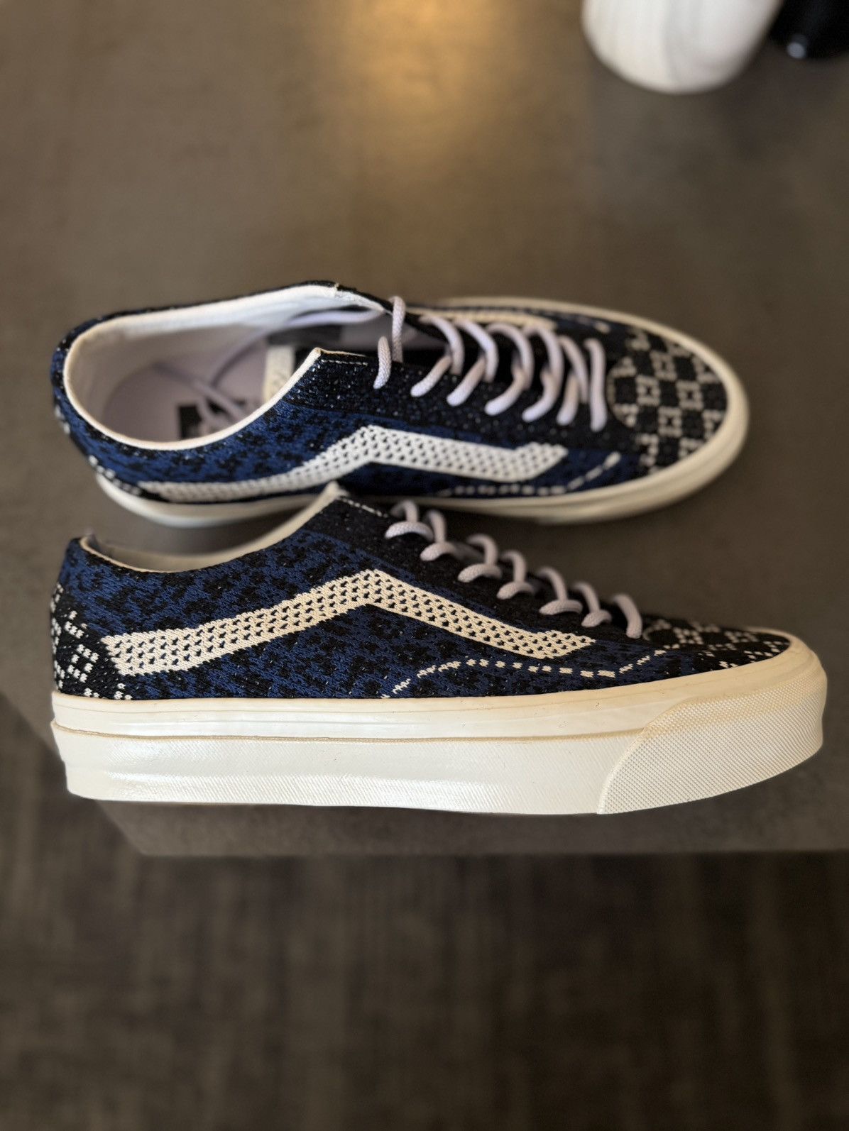 Vans VANS Premium Old Skool Knit Blue Brand New Size US 9 / EU 42 - 2 Thumbnail