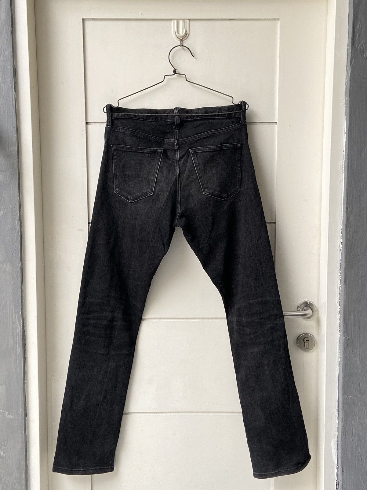 Uniqlo UNIQLO Black Selvedge Denim Size US 32 / EU 48 - 4 Thumbnail