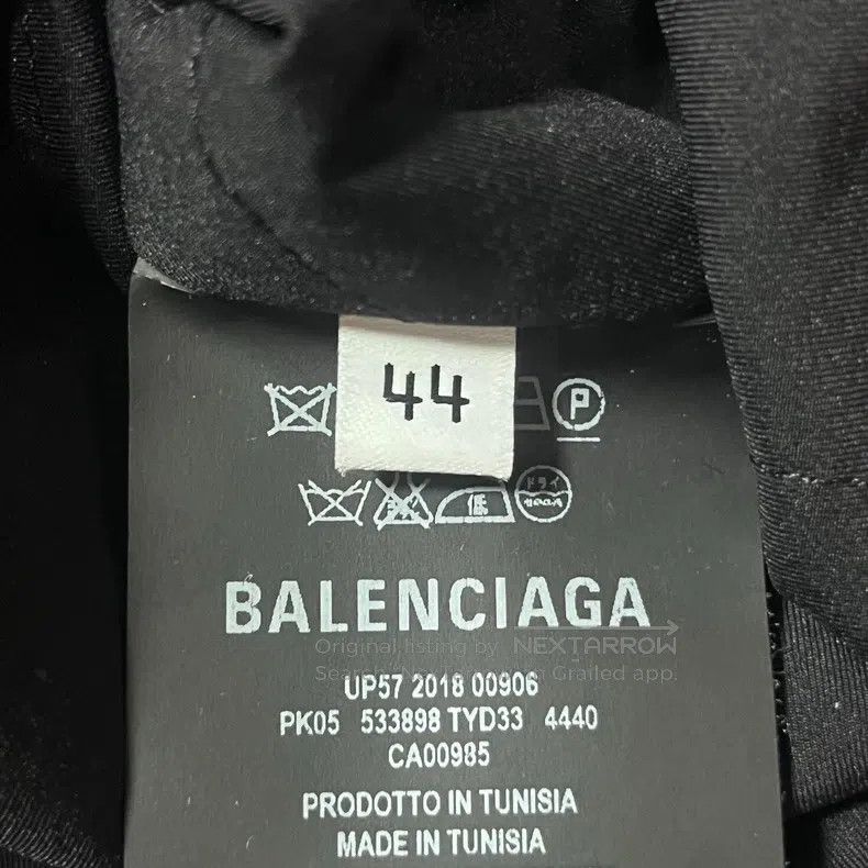 Balenciaga Balenciaga Embroidered Logo Reflective Striped Parka Jacke Size US S / EU 44-46 / 1 - 4 Thumbnail