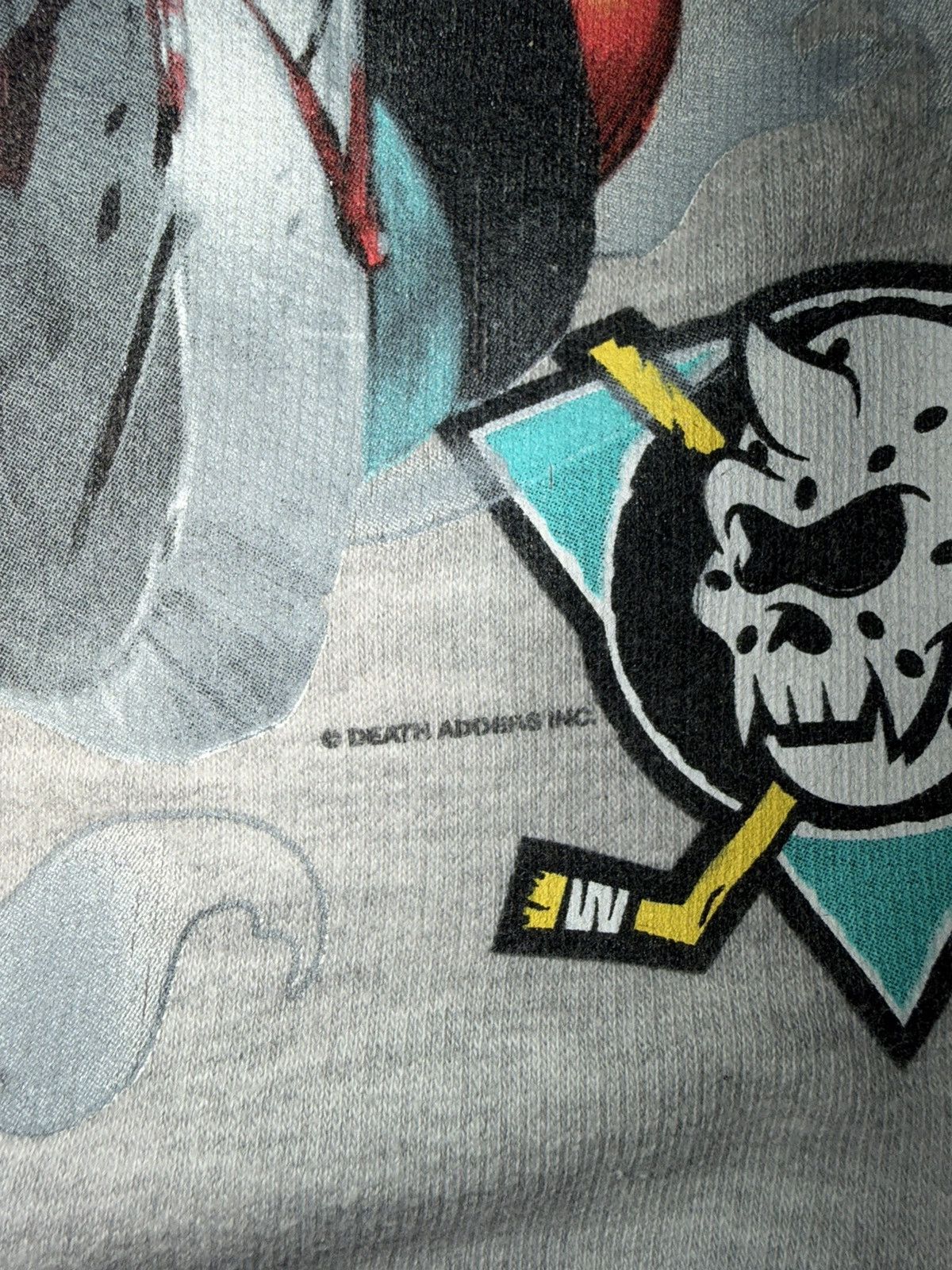 Mishka Vintage Y2K Mishka NYC Death Adders Hockey Graphic Crewneck Size US XL / EU 56 / 4 - 3 Thumbnail