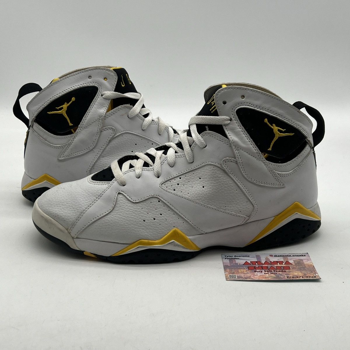 Jordan Brand Wmns Air Jordan 7 white varsity maize Size US 11.5 / EU 44-45 - 1 Thumbnail