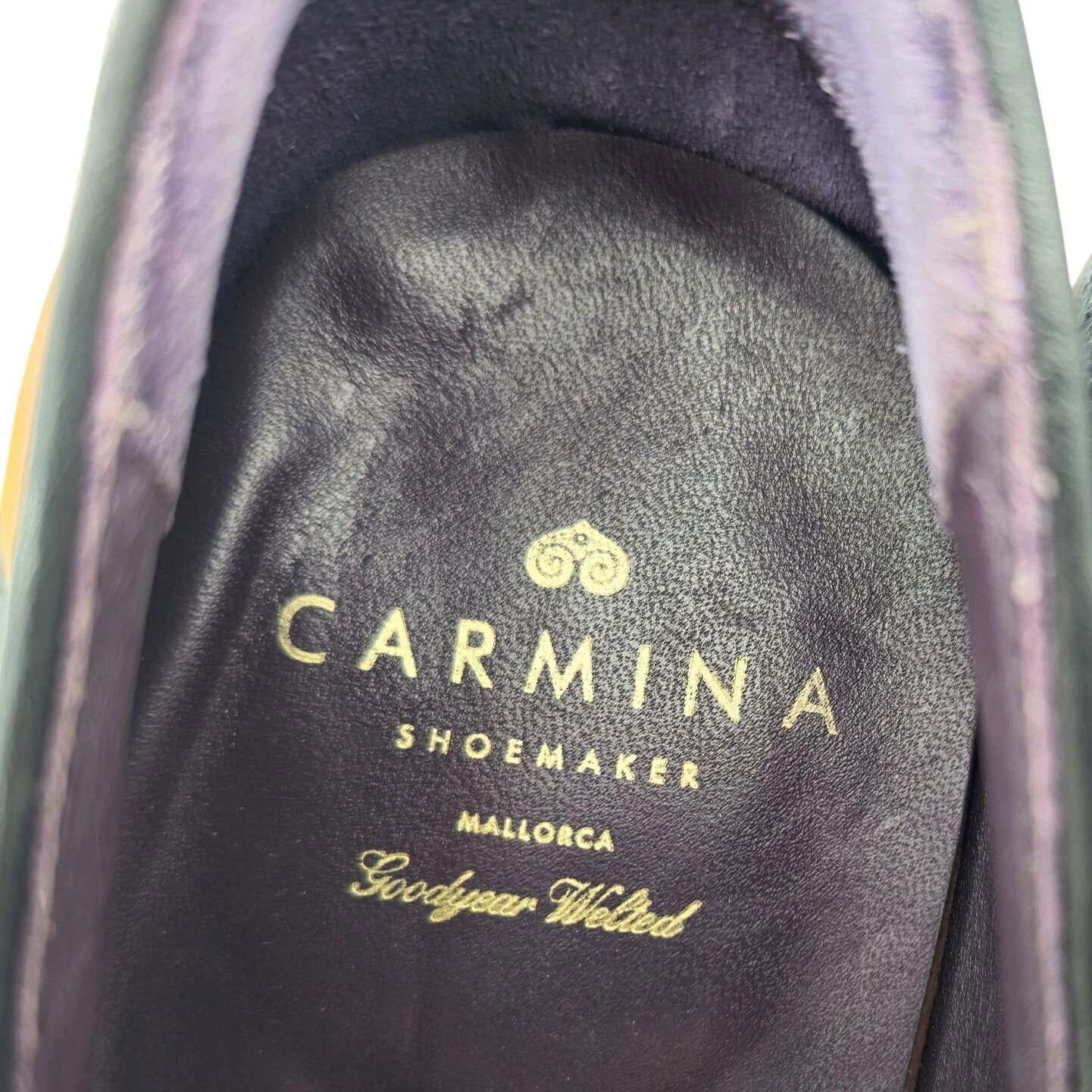 Carmina Carmina Shoemaker Mens 10 Navy Blue Suede Dress Shoes Loafer Size US 10 / EU 43 - 13 Thumbnail