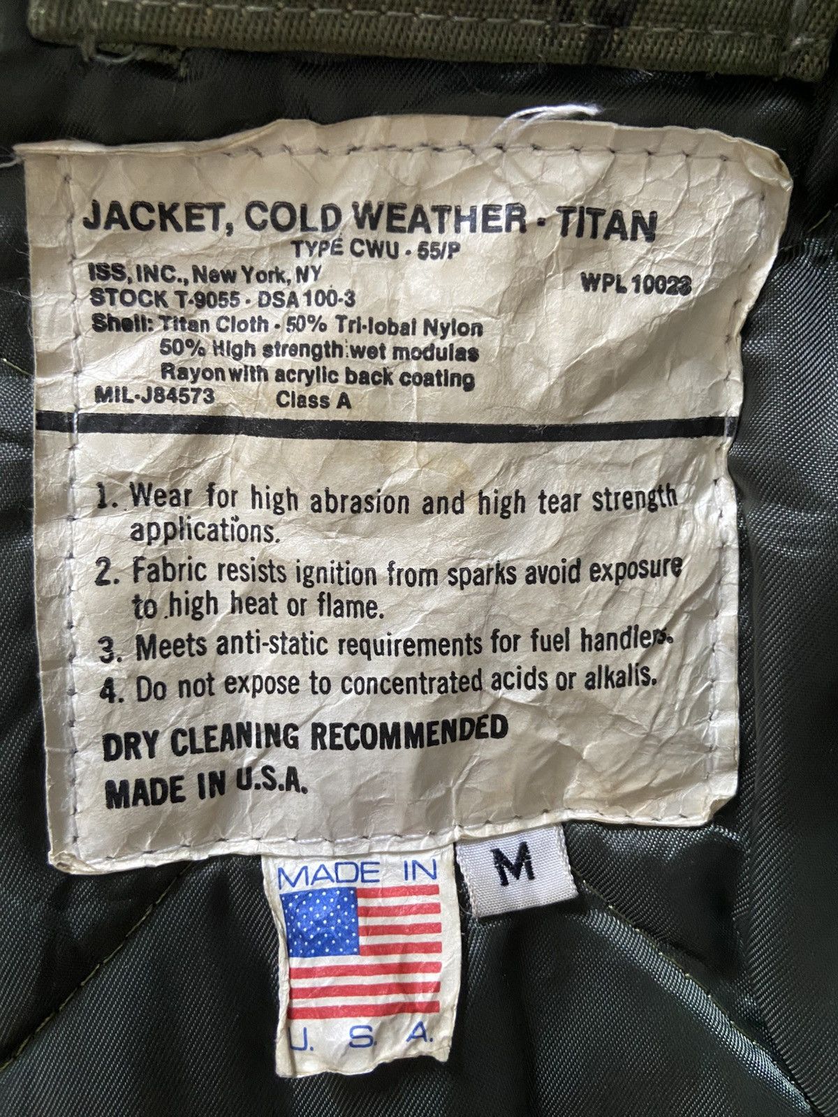 I. Spiewak And Sons Spiewak CWU -55P Flight Bomber Jacket Made in USA Medium Size US M / EU 48-50 / 2 - 3 Thumbnail