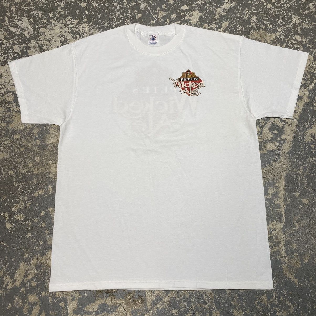 Japanese Brand × Vintage Vintage Pete’s Wicked Ale Beer Y2K Tshirt Size US XL / EU 56 / 4 - 4 Thumbnail