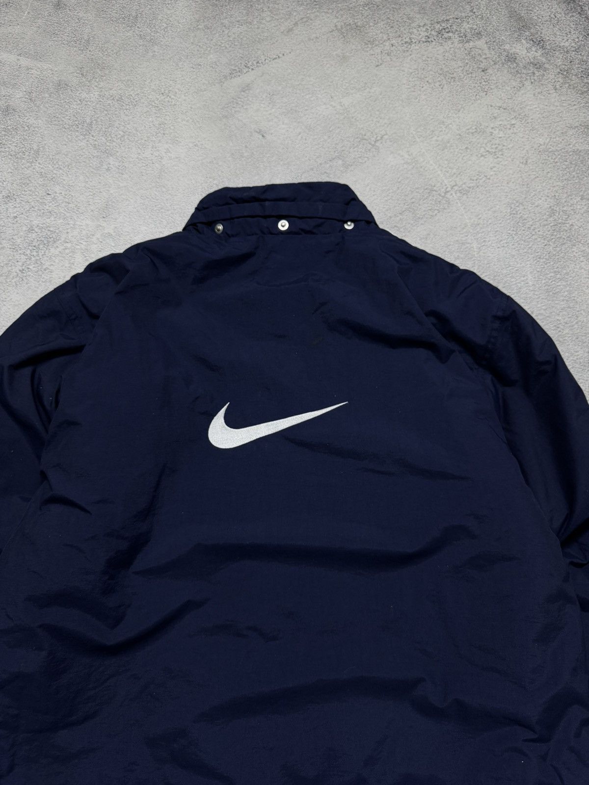 Nike Vintage Y2K Nike Nylon Big Logo Jacket 00’s Size US S / EU 44-46 / 1 - 5 Thumbnail