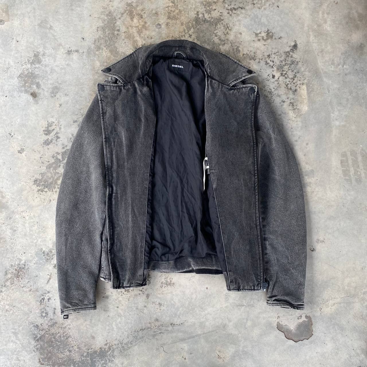 Diesel DIESEL BIKER JACKET FADED BLACK MEDIUM Size US M / EU 48-50 / 2 - 10 Thumbnail