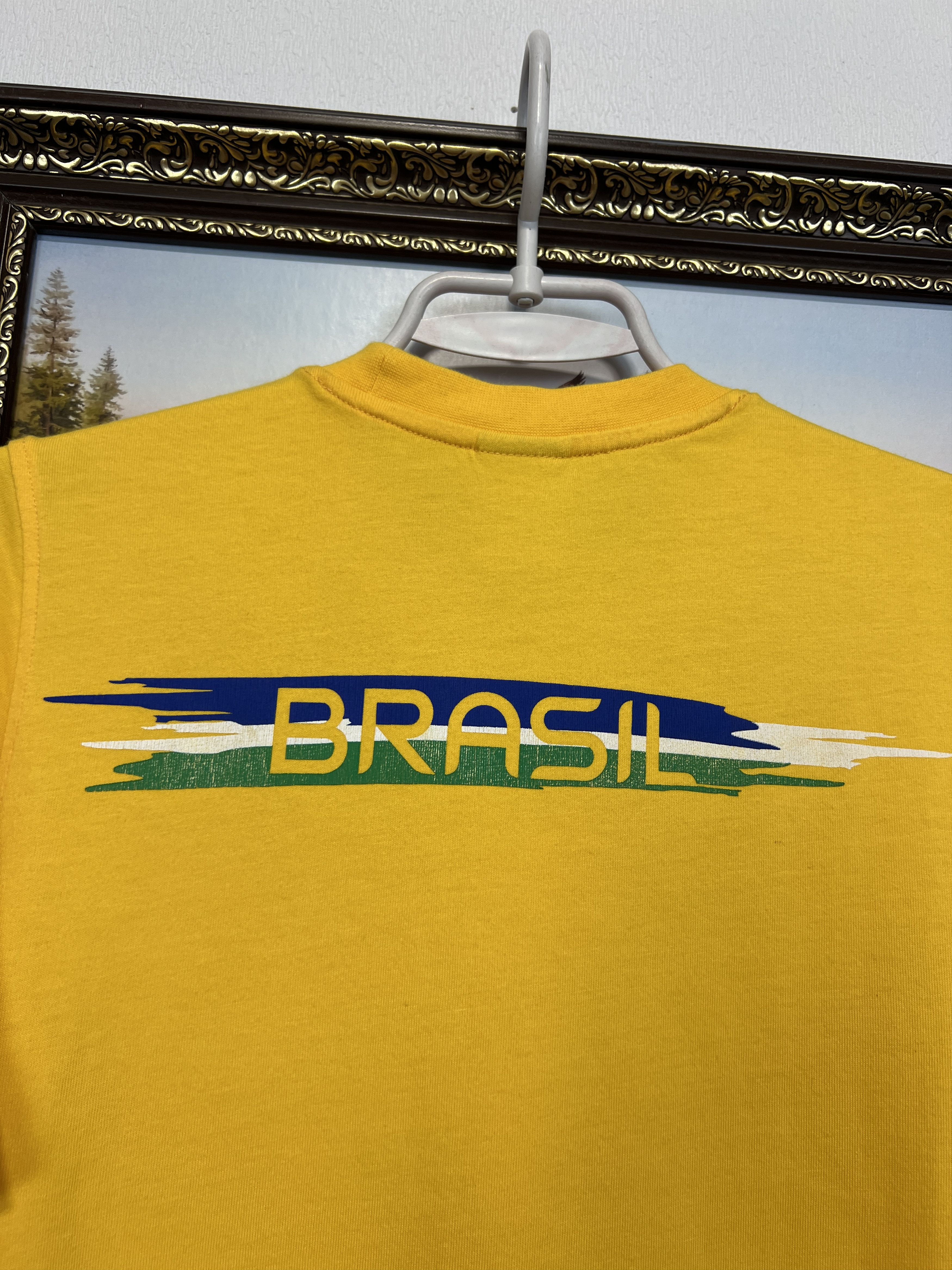 Adidas Vintage Brazil Football World Cup Shirt Soccer Jersey Trikot Size US S / EU 44-46 / 1 - 9 Thumbnail